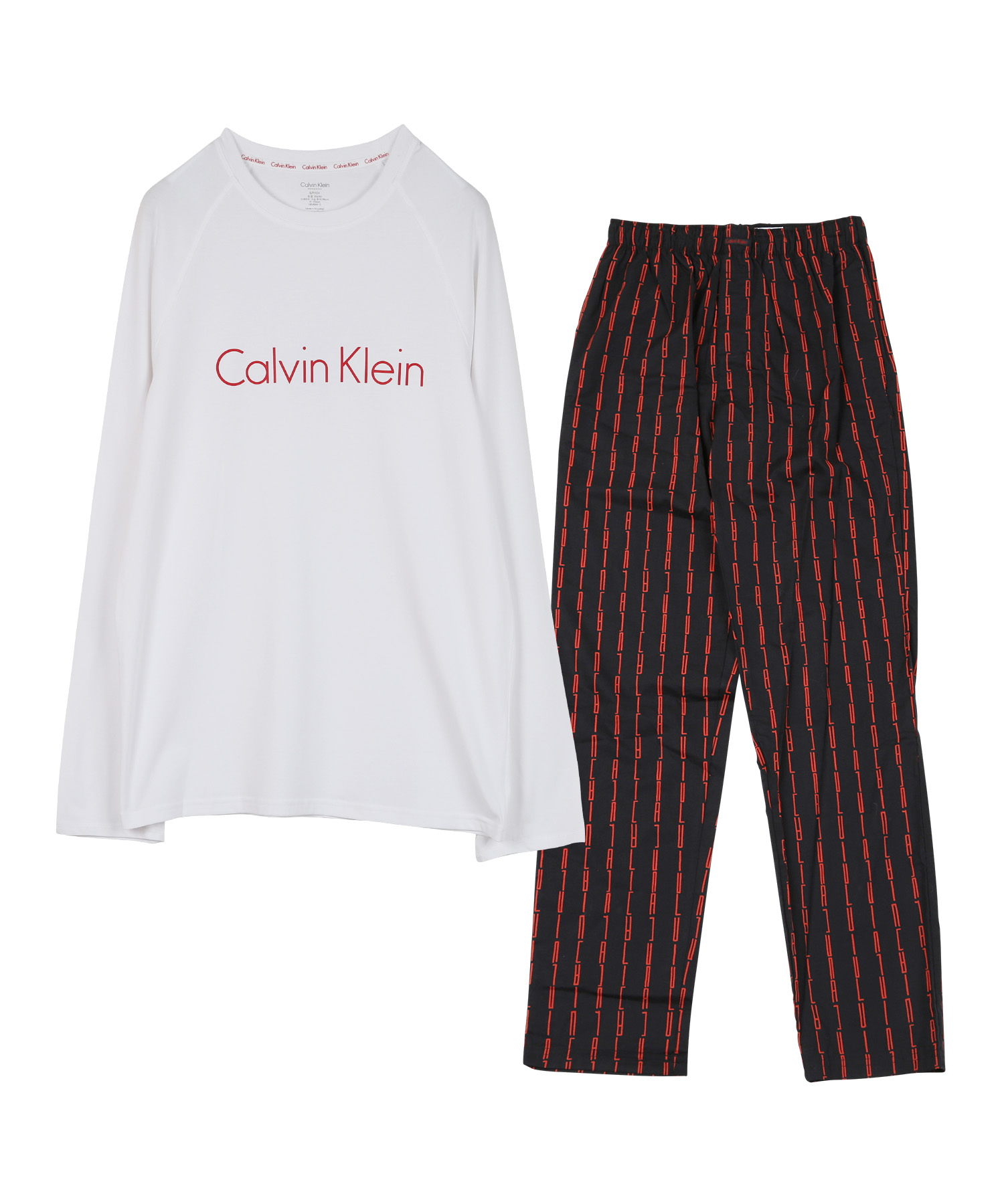 Calvin Klein カルバンクライン Holiday Sets メンズ ロンT＆パンツセット-