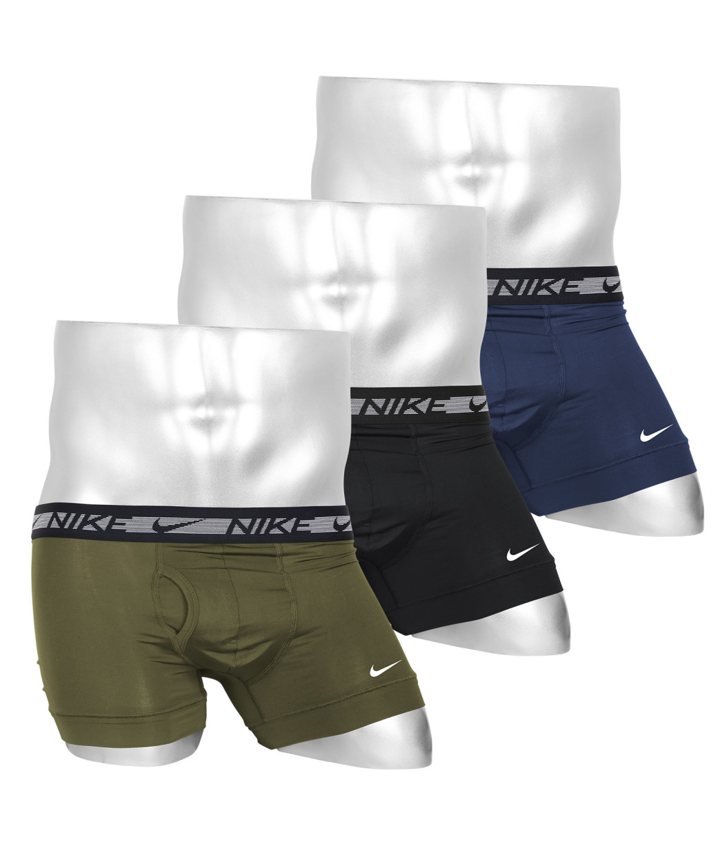 ナイキ Nike 3枚セット ボクサーパンツ メンズ 下着 おしゃれ かっこいい トレーニング ジム ストレッチ 吸湿速乾 ロゴ ワンポイント 無地 前開き ブランド