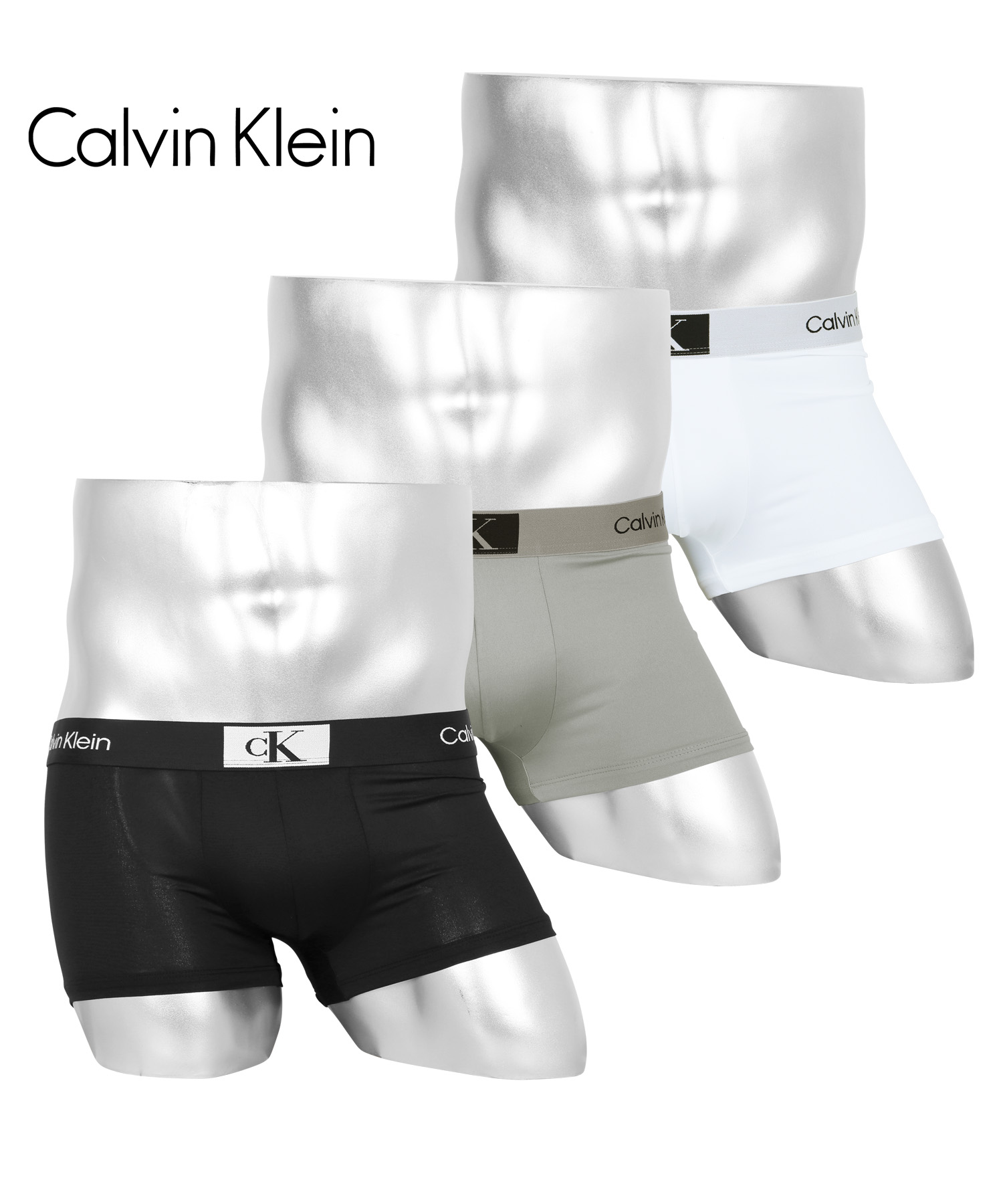 カルバンクライン Calvin Kleinボクサーパンツ 紳士 クリスマス プレゼント 3枚セット ローライズ メンズ 下着 紳士 速乾 ブランド CK