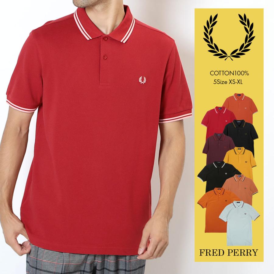 フレッドペリー FRED PERRY ポロシャツ メンズ 半袖 綿100% レディース 