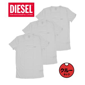 ディーゼル DIESEL Tシャツ 3枚セット メンズ 半袖 クルーネック Vネック コットン 綿 ...
