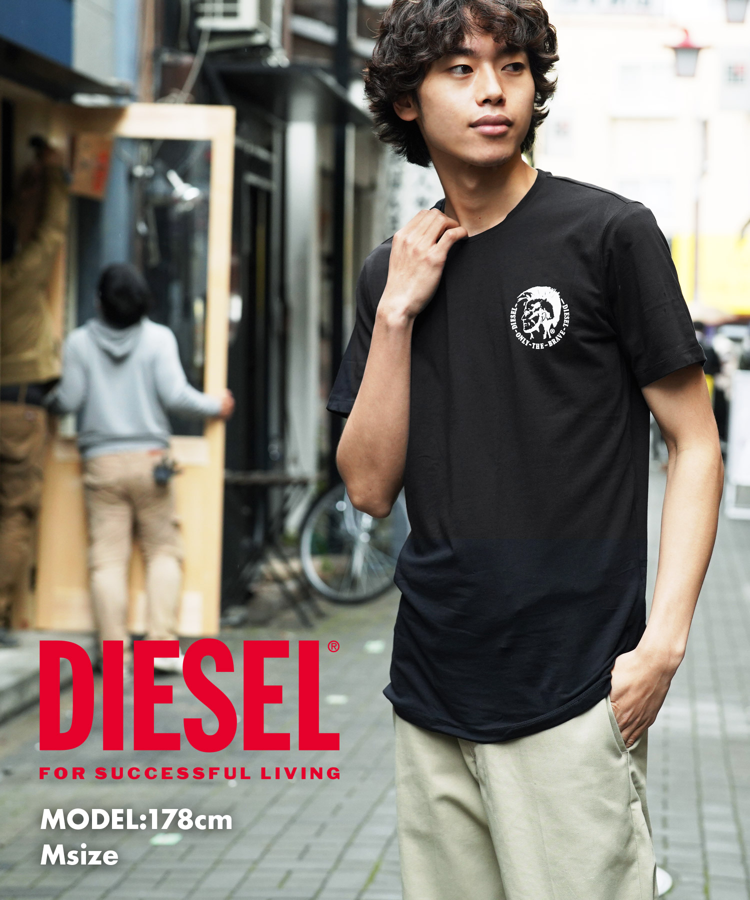 ディーゼル Tシャツ 3枚セット DIESEL メンズ 肌着 インナー 紳士 綿 