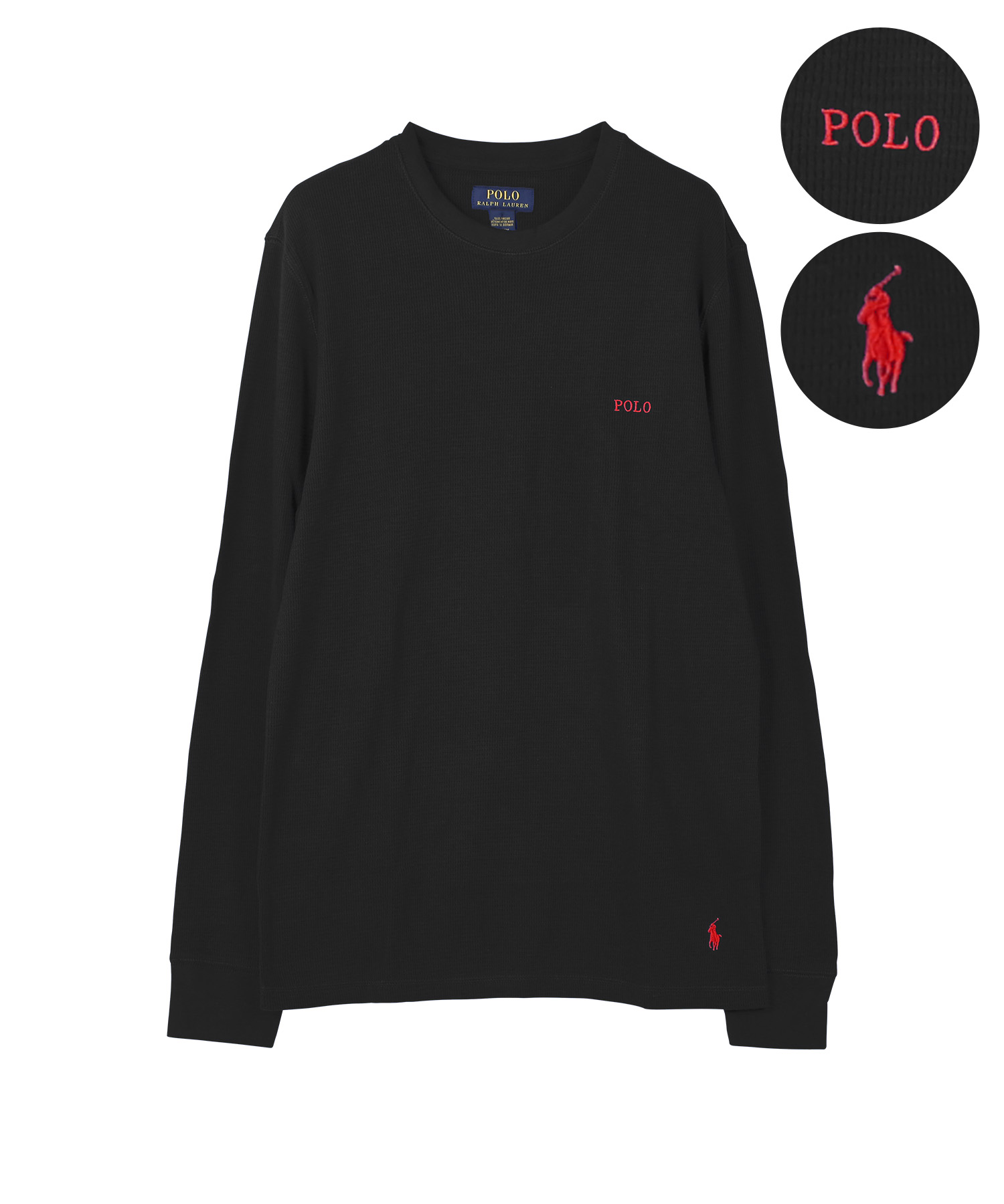 サーマル ワッフル メンズ ロンＴ ポロ ラルフローレン ラルフ POLO