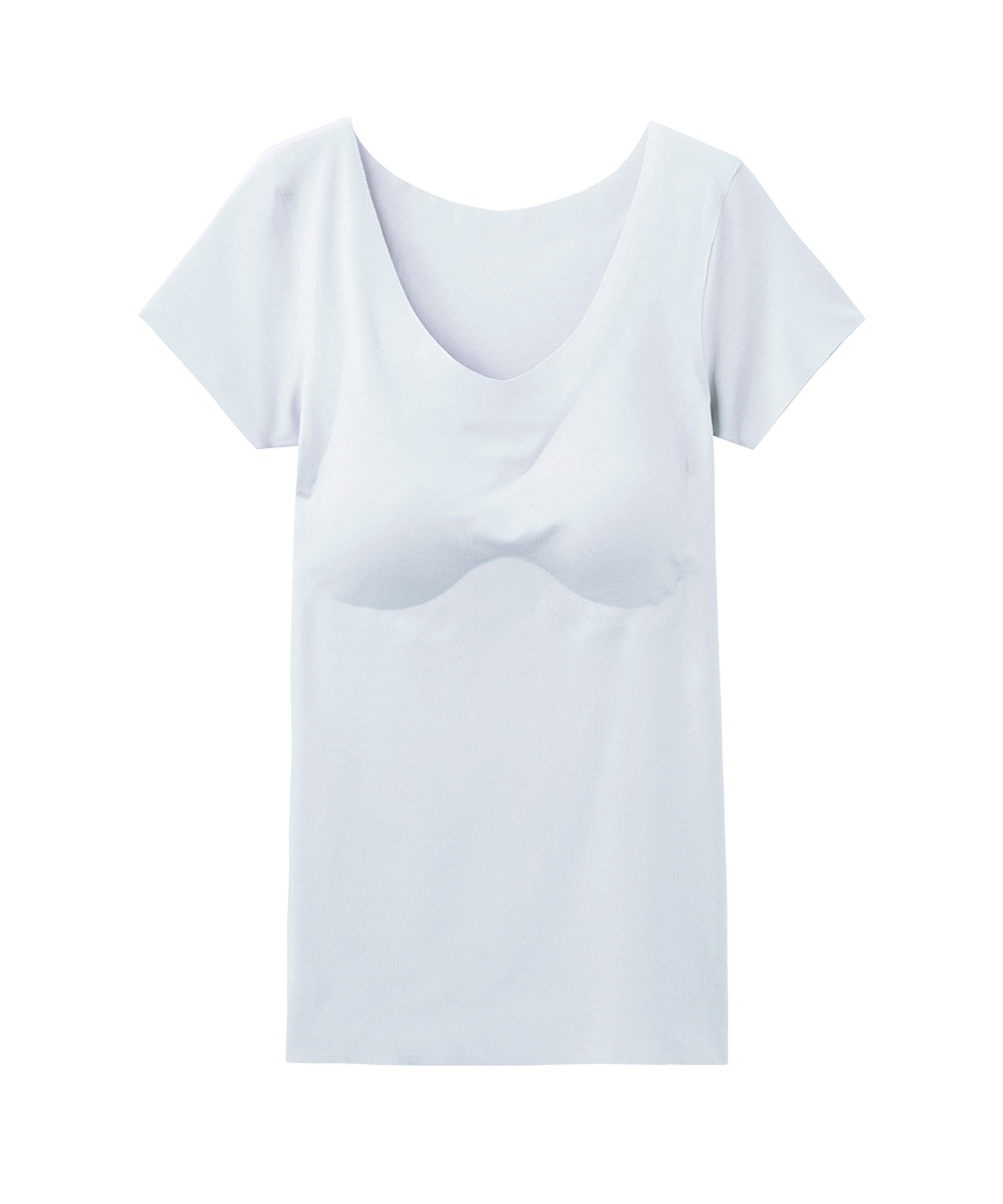 グンゼ GUNZE Tシャツレディース レディース 完全無縫製COOL 半袖 カップ付きインナー 接...