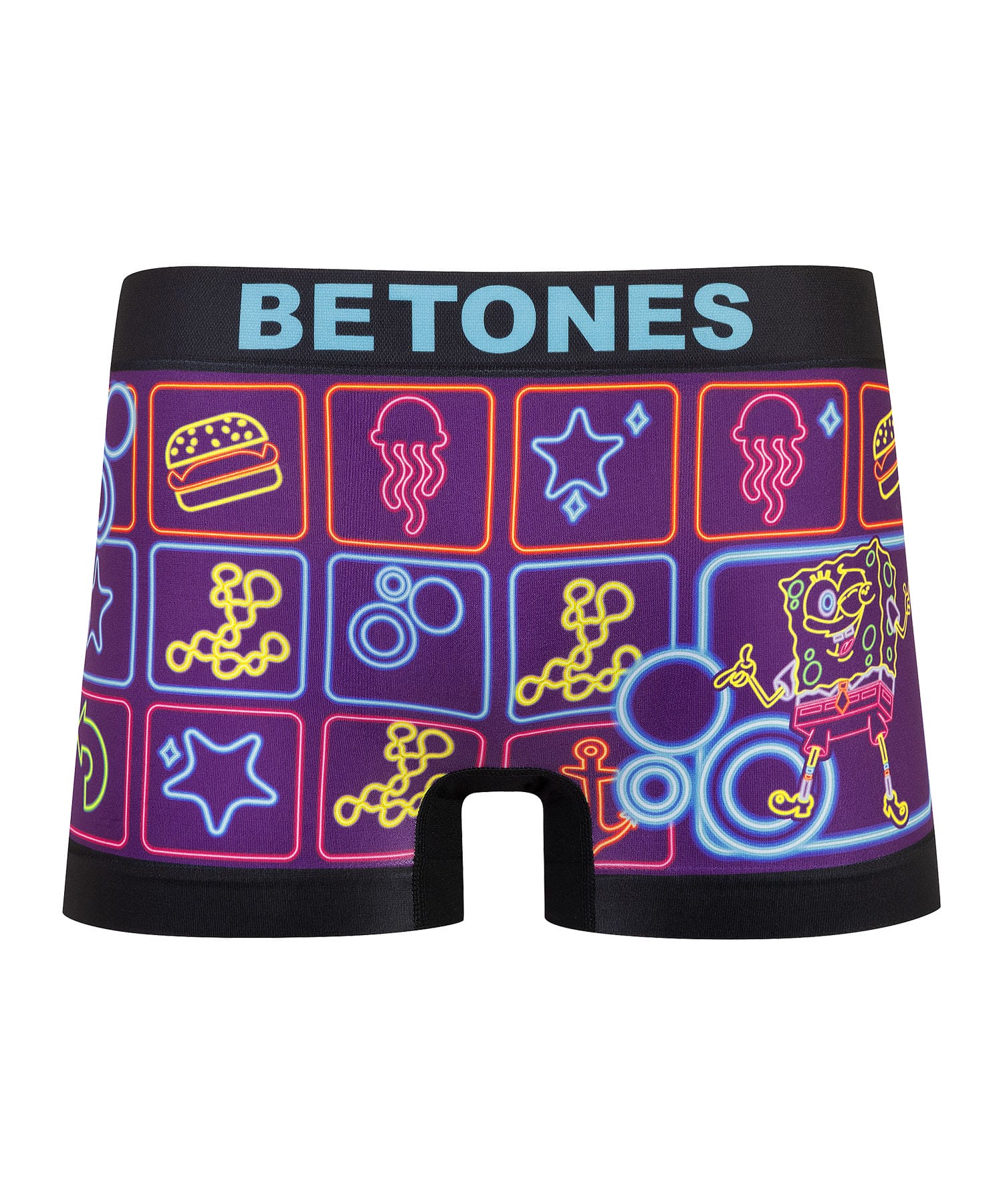 ビトーンズ BETONES ボクサーパンツ メンズ アンダーウェア ツルツル 速乾 スポンジボブ コラボ 立体成型 フリーサイズ シームレス タグレス  プレゼント ギフト