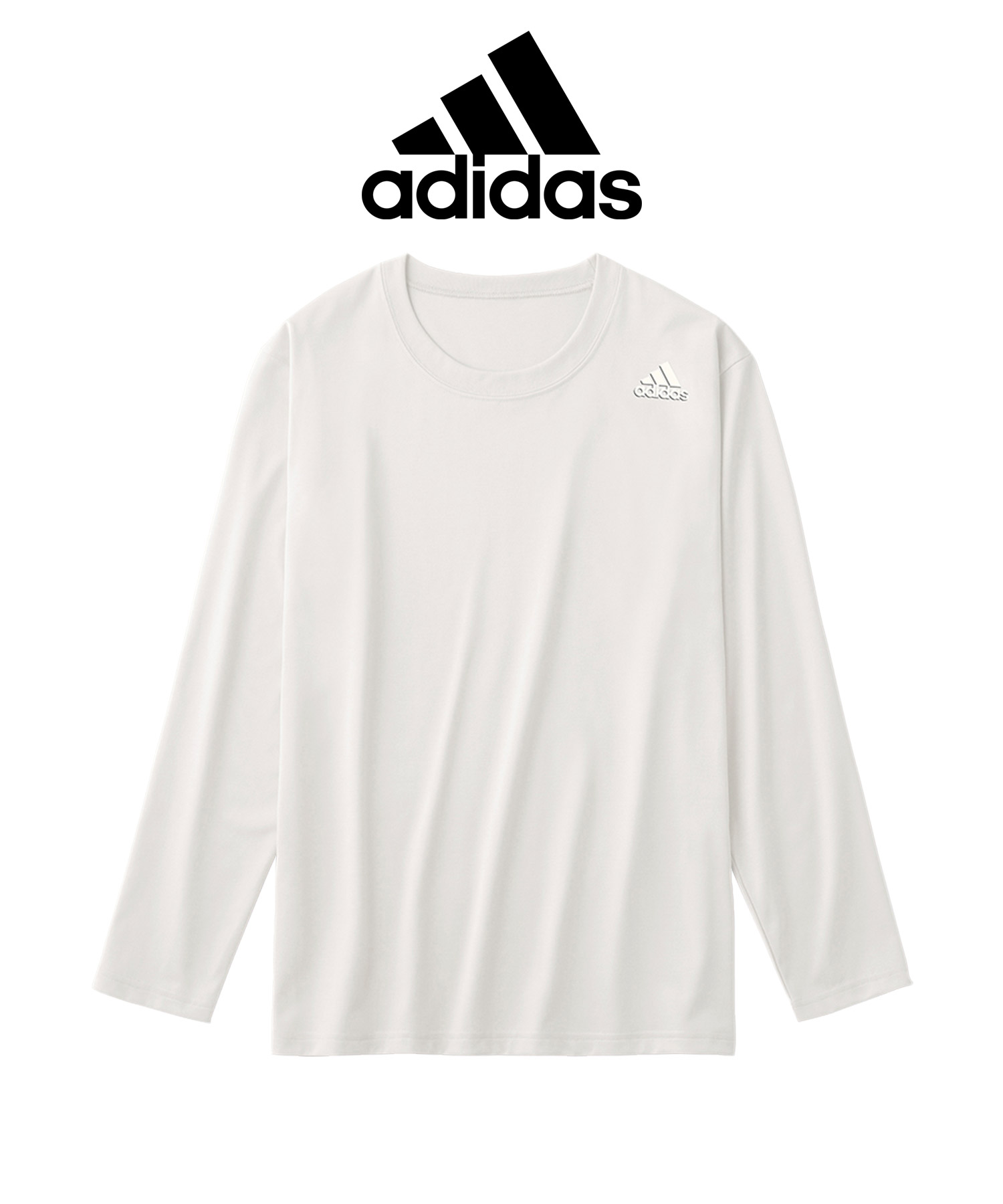 アディダス adidas ロンT メンズ 長袖 Tシャツ 化繊 ジム トレーニング 宅トレ 筋トレ スポーツ ブランド メール便 父の日｜crazyferret｜02