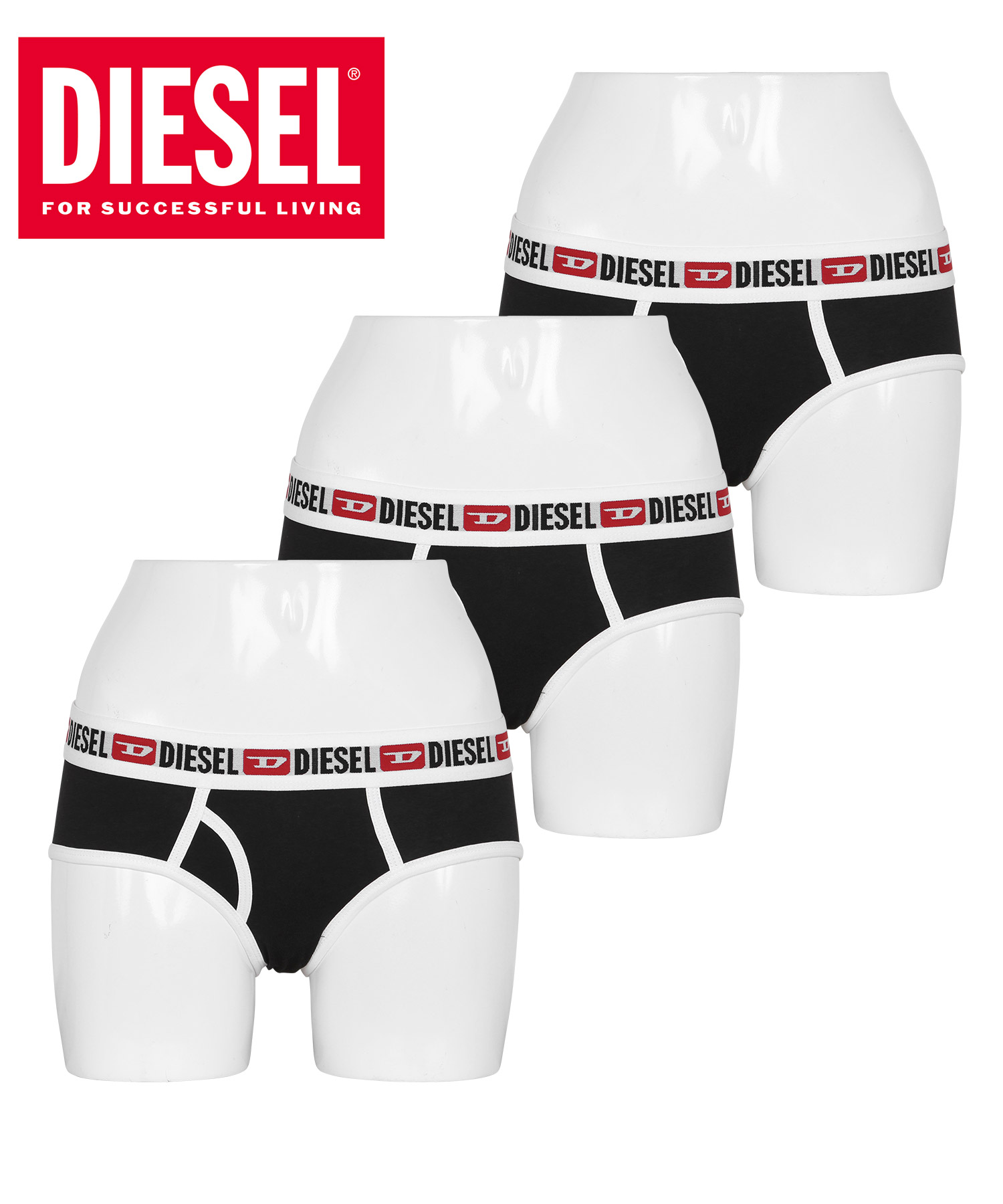 ディーゼル DIESEL 3枚セット ショーツ レディース 綿 ヨガ ジム ピラティス ブランド