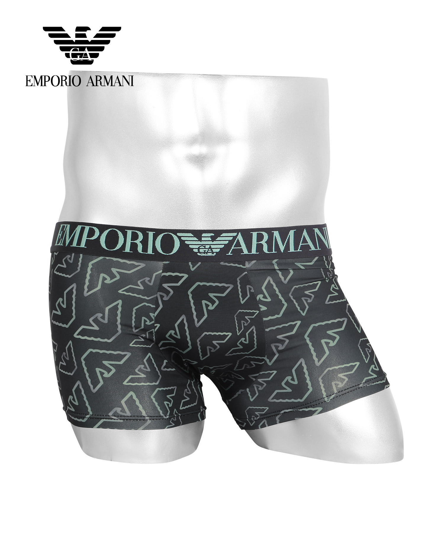 エンポリオ アルマーニ EMPORIO ARMANI ボクサーパンツ メンズ アンダーウェア 男性 下着 ツルツル 速乾 メール便 父の日