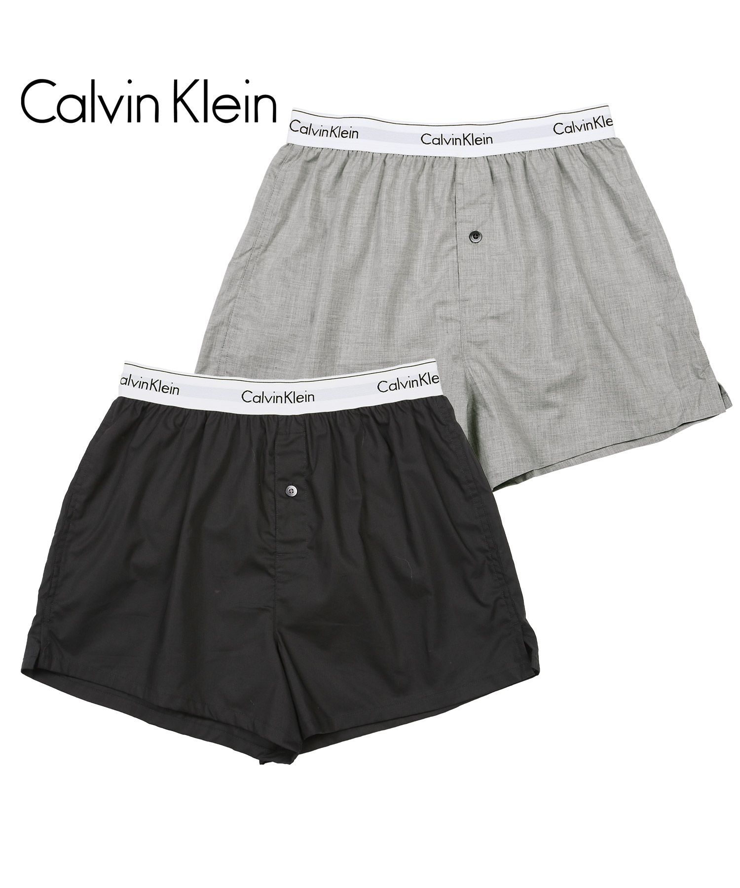 カルバンクライン トランクス 2枚セット Calvin Klein メンズ 下着 アンダーウェア 紳...