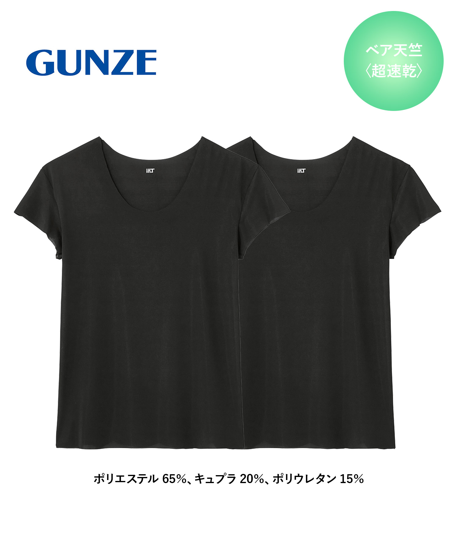 GUNZE（グンゼ） インティー in.T 2枚セット インナーシャツ メンズ