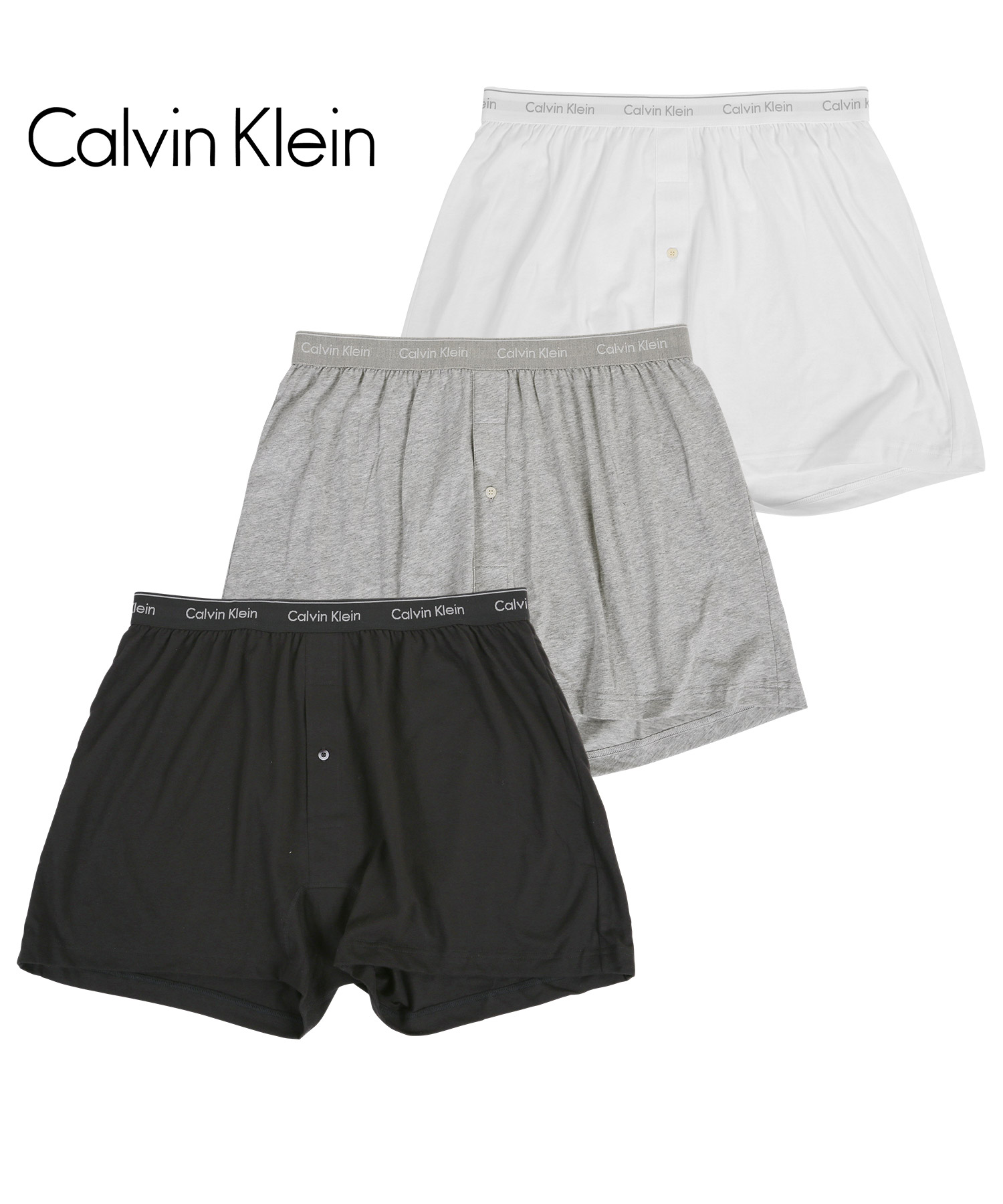 カルバンクライン Calvin Klein 3枚セット トランクス メンズ 下着 アンダーウェア 紳...