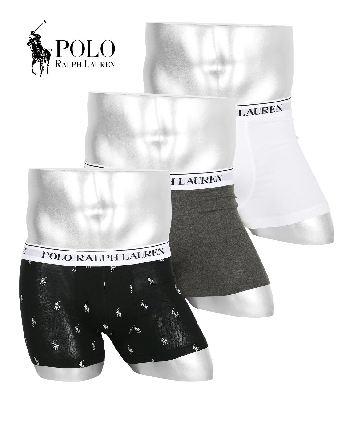 POLO RALPH LAUREN ボクサーパンツ メンズ 3枚セット ポロ