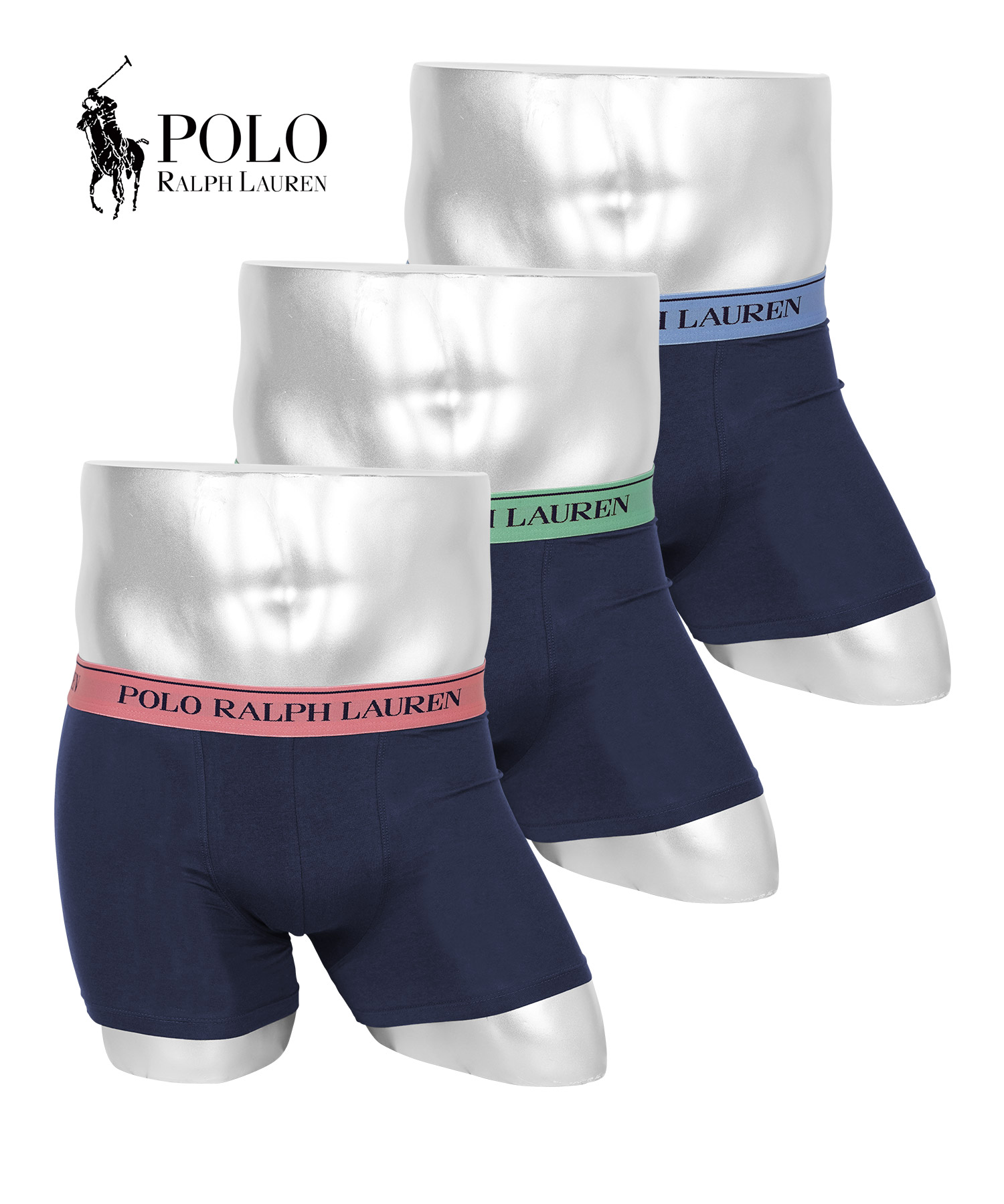 POLO RALPH LAUREN（ポロ・ラルフローレン） ボクサーパンツ 3枚セット