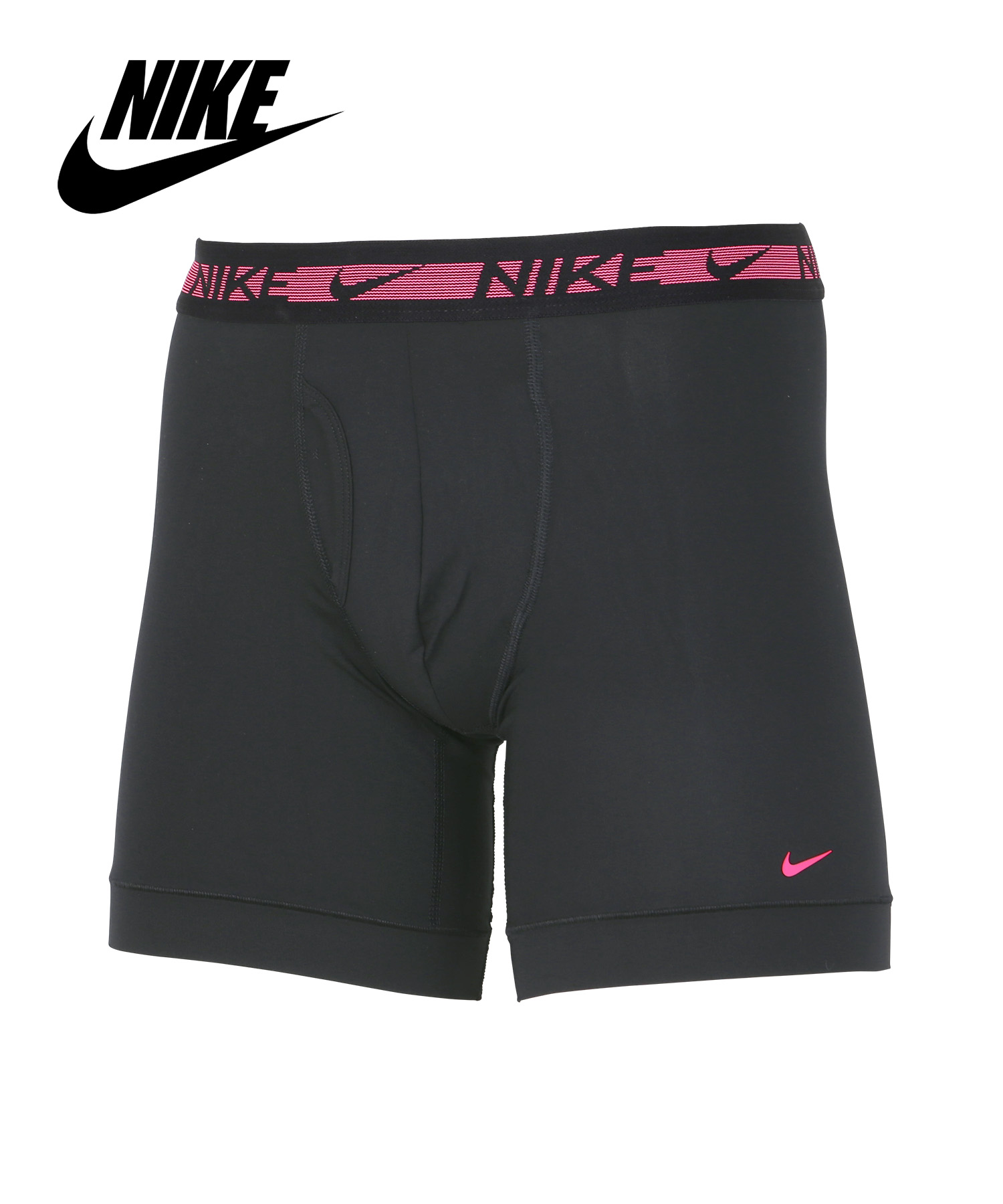 Nike ナイキ ソフトコットン ボクサーパンツ ブラック 2枚セット 海外限定 NIKE（ナイキ）2枚組 ボクサーパンツ (Nike/ボクサー