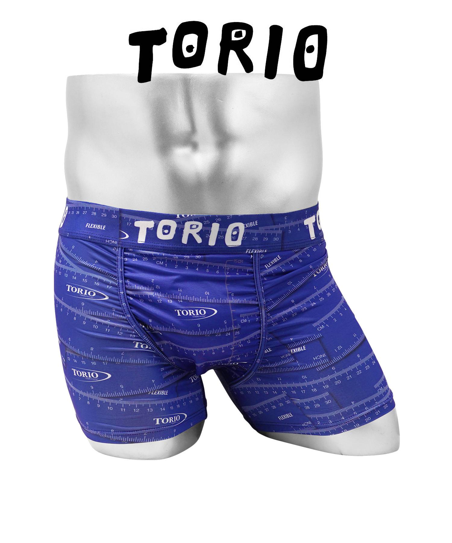 TORIO（トリオ） ボクサーパンツ メンズ 男性下着 紳士 ものさし