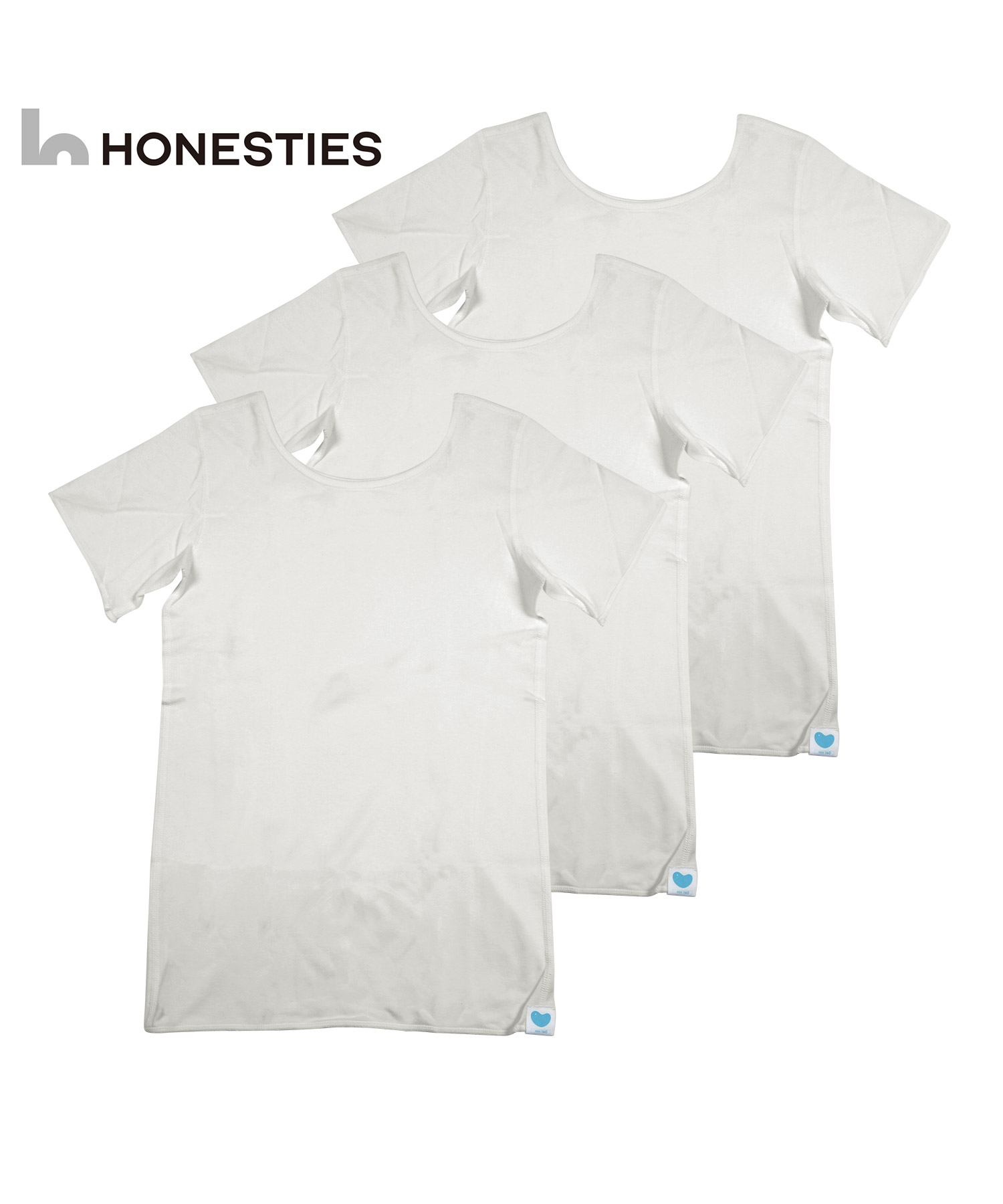 オネスティーズ HONESTIES 3枚セット インナー Tシャツ 子供 キッズ 防 
