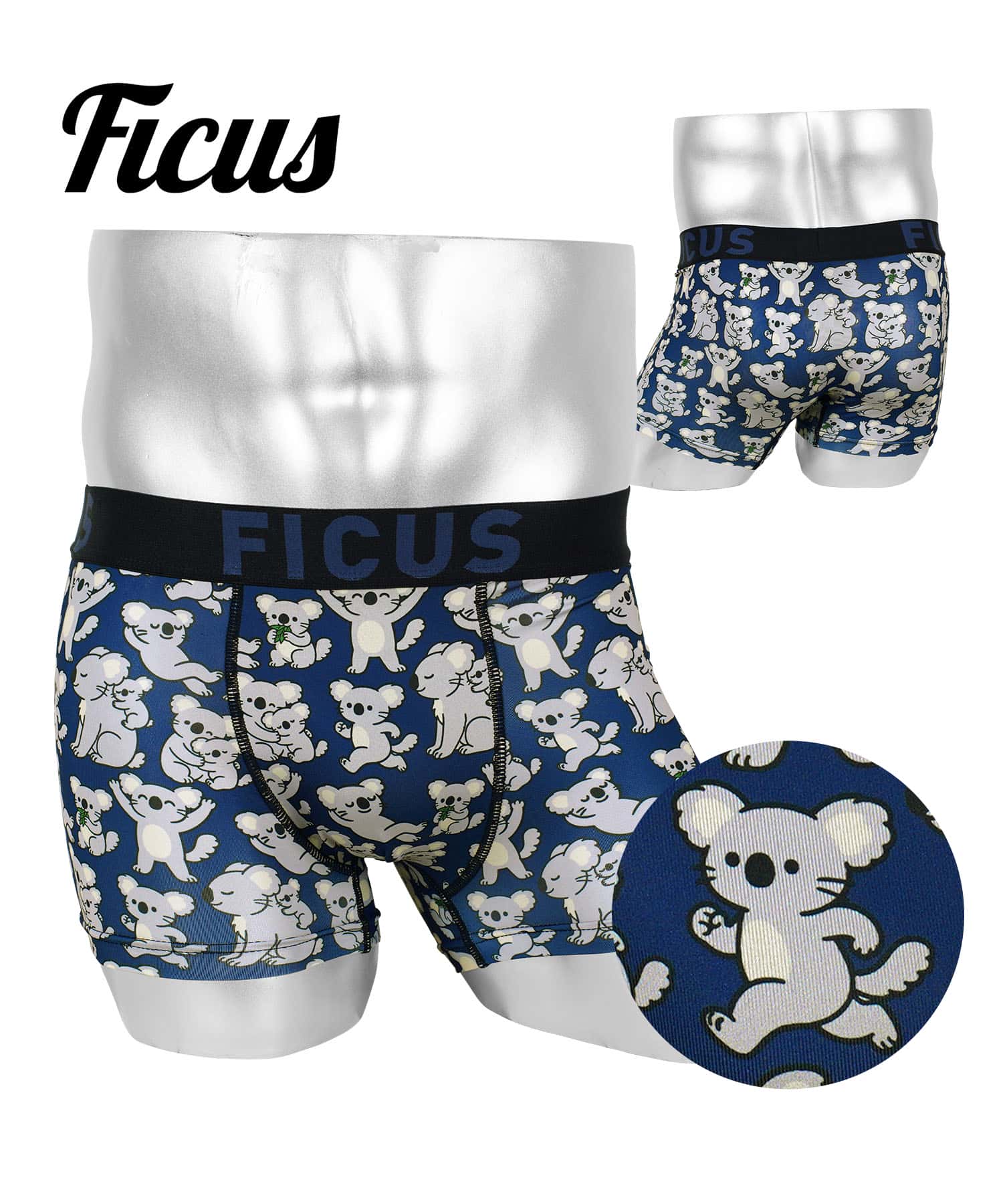 FICUS（フィークス） ボクサーパンツ メンズ 男性下着 紳士 かわいい