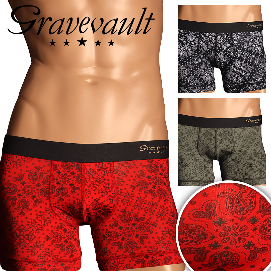 Gravevault（グレイブボールト） ボクサーパンツ メンズ 男性 下着 新