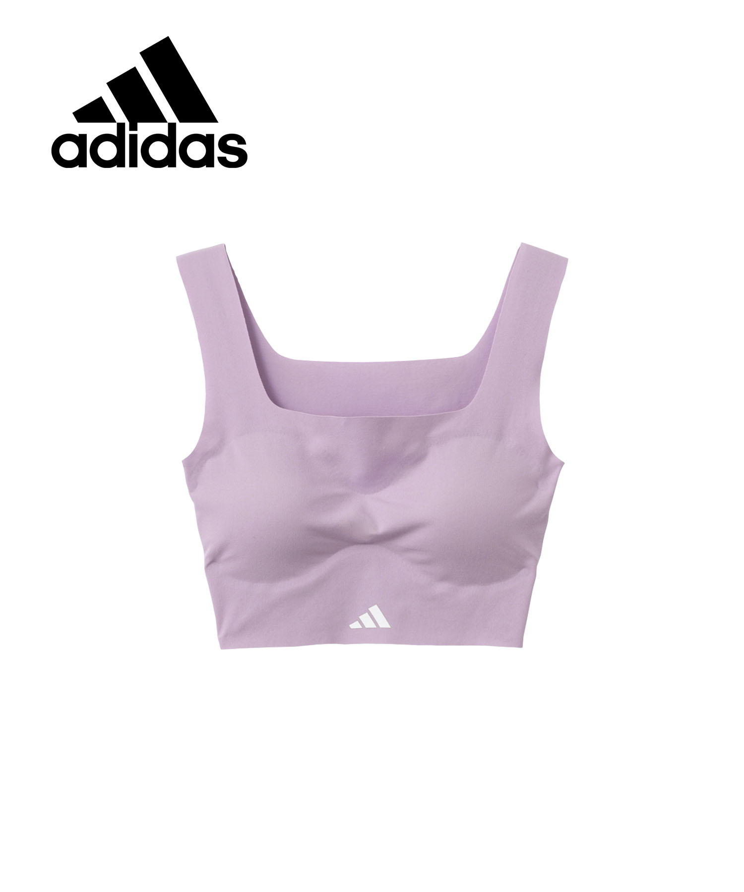 adidas（アディダス） 完全無縫製 クロップトップ レディース ブラ