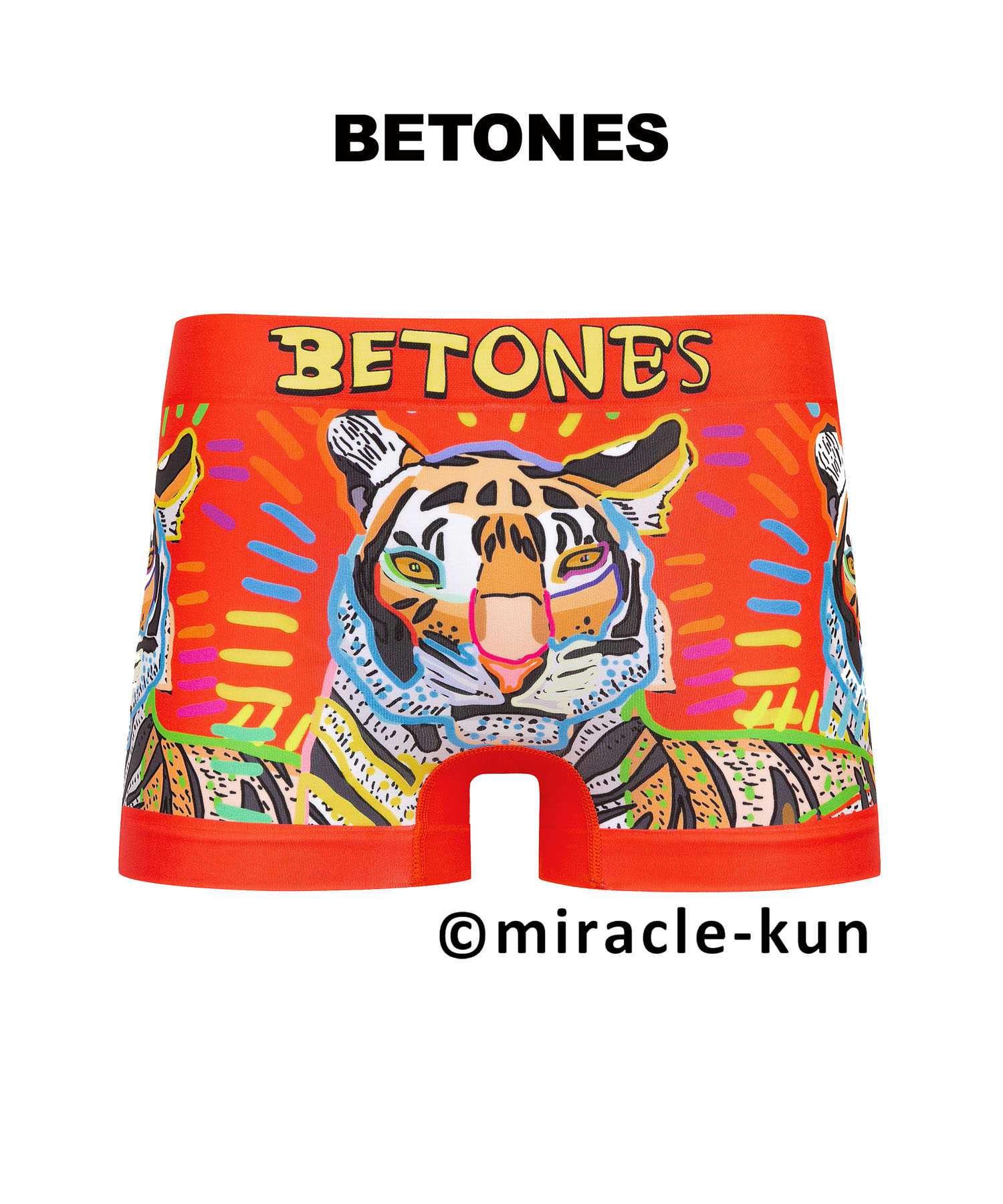 ビトーンズ BETONES ボクサーパンツ メンズ 下着 紳士 コラボ 伸縮 フリーサイズ タグレス...