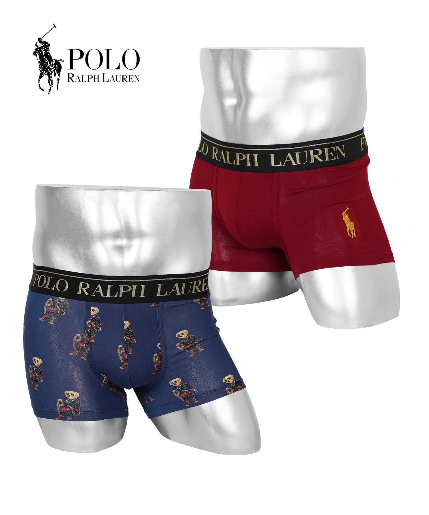 ラルフローレン☆ボクサーパンツ♪ポロベアあり✨3枚セット✨L✨新品 POLO RALPH LAUREN（ポロ・ラルフローレン） ポロ ラルフローレン