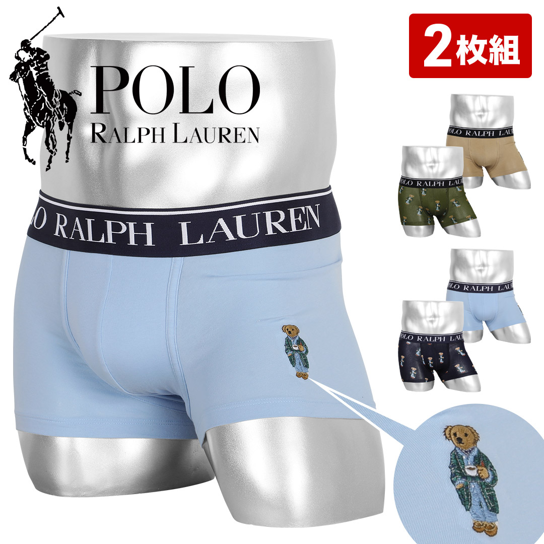 POLO RALPH LAUREN ポロ ラルフローレン 2枚セット ボクサー POLO RALPH LAUREN ポロ ラルフローレン 2枚セット ボクサー