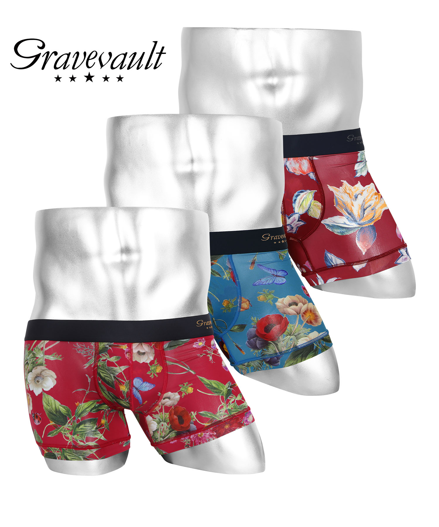 Gravevault メンズボクサーパンツ（サイズ（S/M/L）：LL（XL