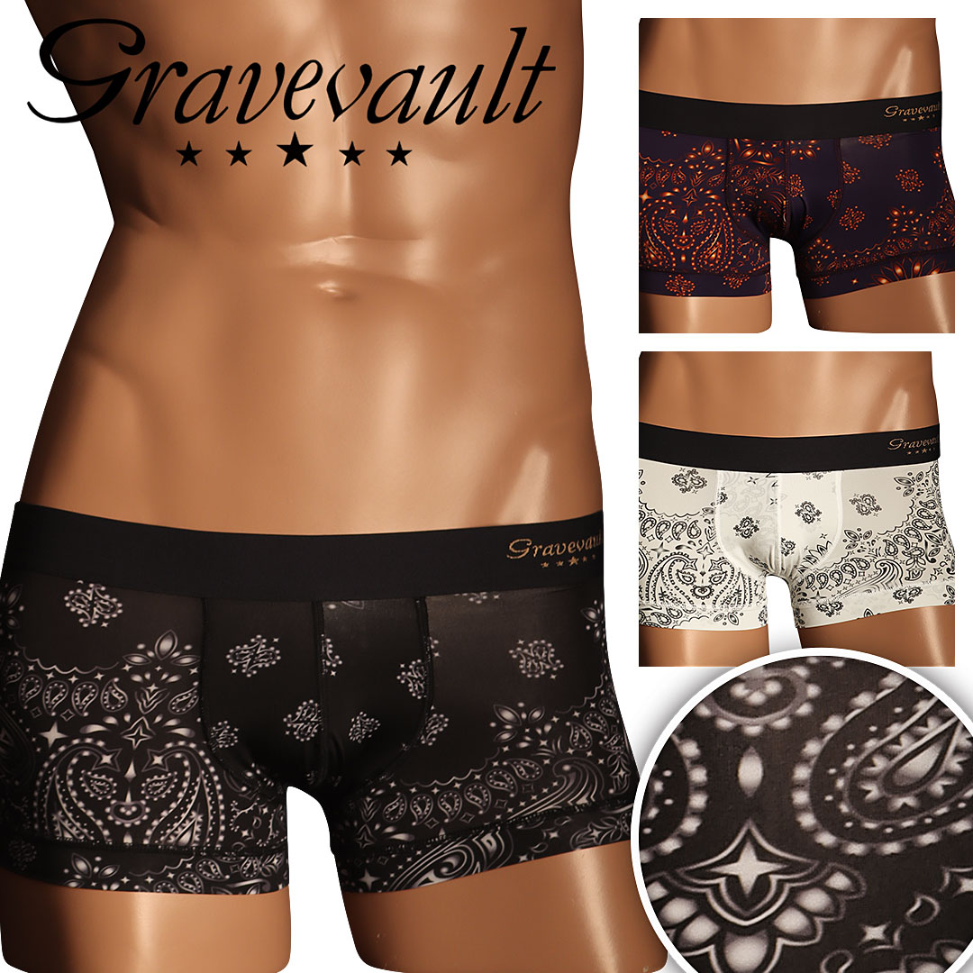 Gravevault（グレイブボールト） ボクサーパンツ メンズ 新生活