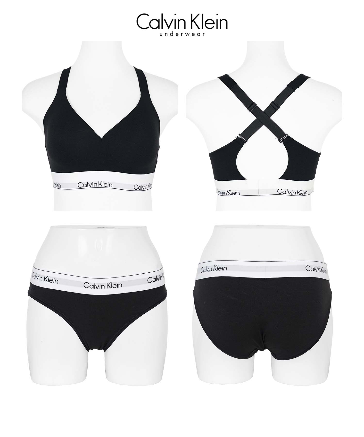 Calvin Klein（カルバン・クライン） ブラ＆ショーツ 上下セット 女性