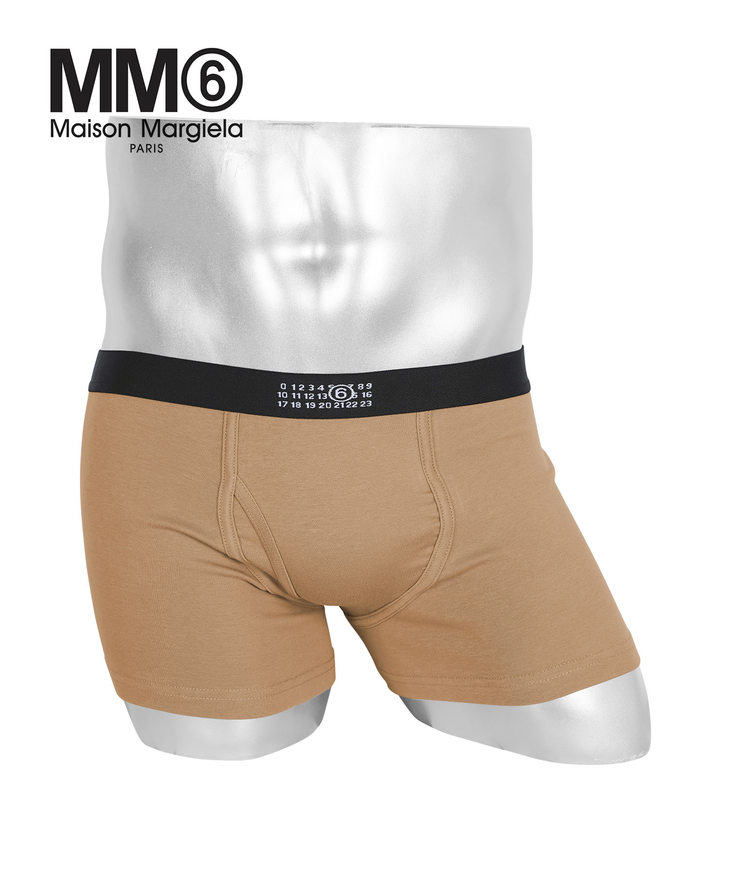 エムエム6 メゾン マルジェラ MM6 Maison Margiela ボクサーパンツ メンズ 下着 紳士 綿 コットン 高級 カレンダータグ CLASSIC TRUNK 無地 ブランド