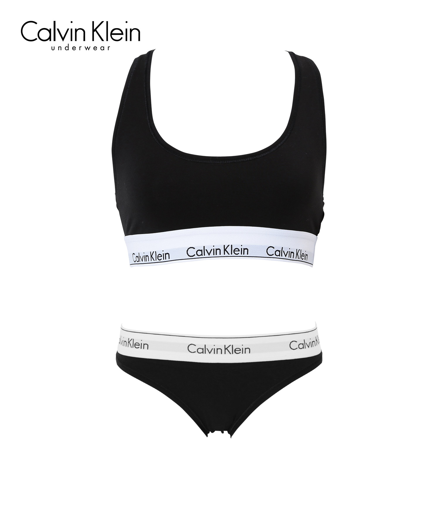 カルバンクライン Calvin Klein スポーツブラ＆ショーツ レディース アンダーウェア 女性 下着 Modern Cotton CK メール便  プレゼント 送料無料 : cklset : ブランド下着ならCrazy Ferret - 通販 - Yahoo!ショッピング