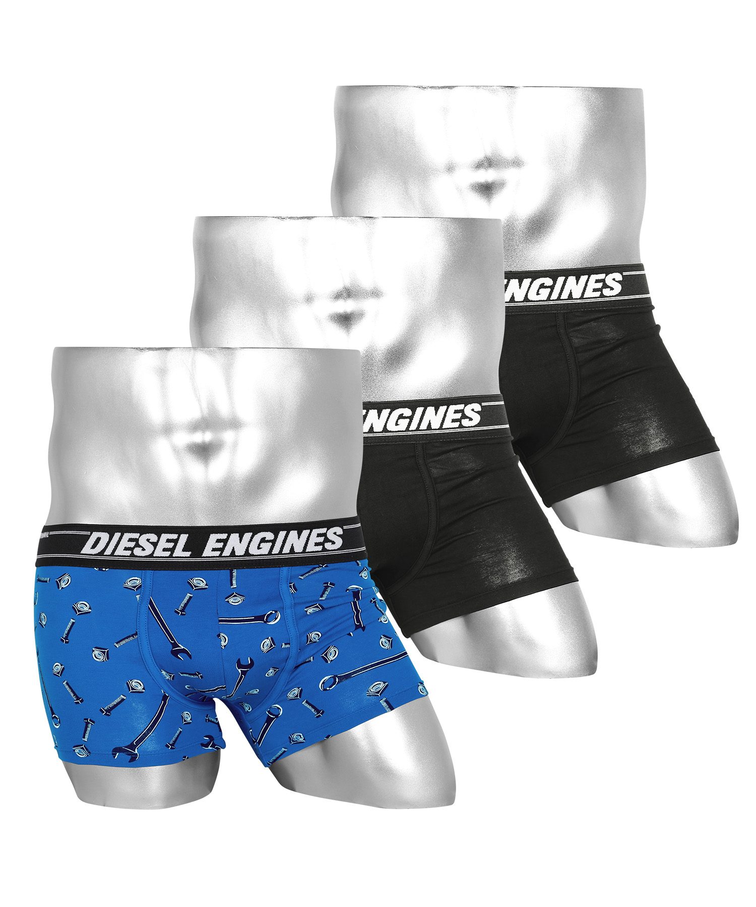 Diesel ディーゼル メンズボクサーパンツ グレー サイズS 通販