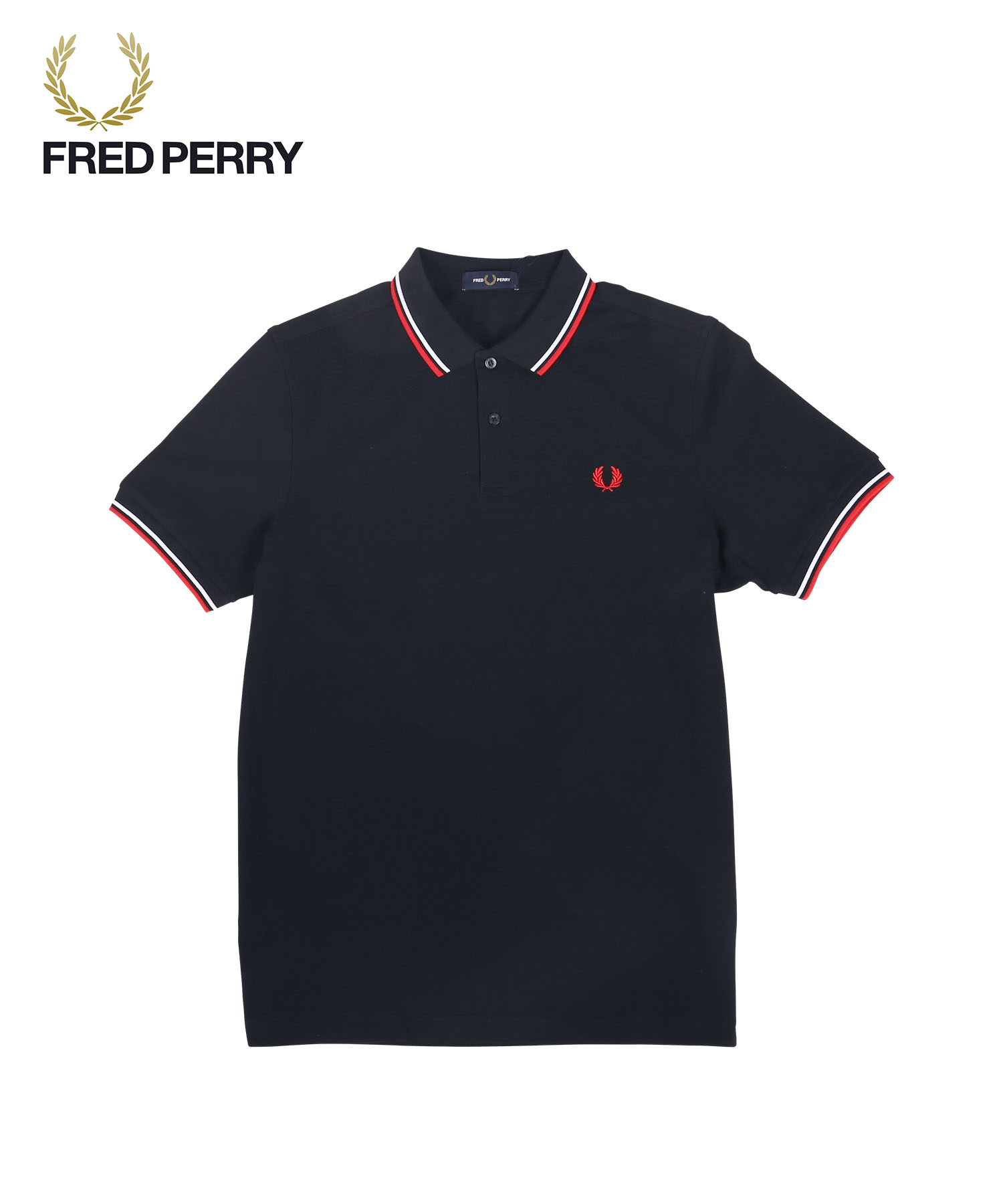 フレッドペリー FRED PERRY ポロシャツ メンズ 紳士 綿100% コットン
