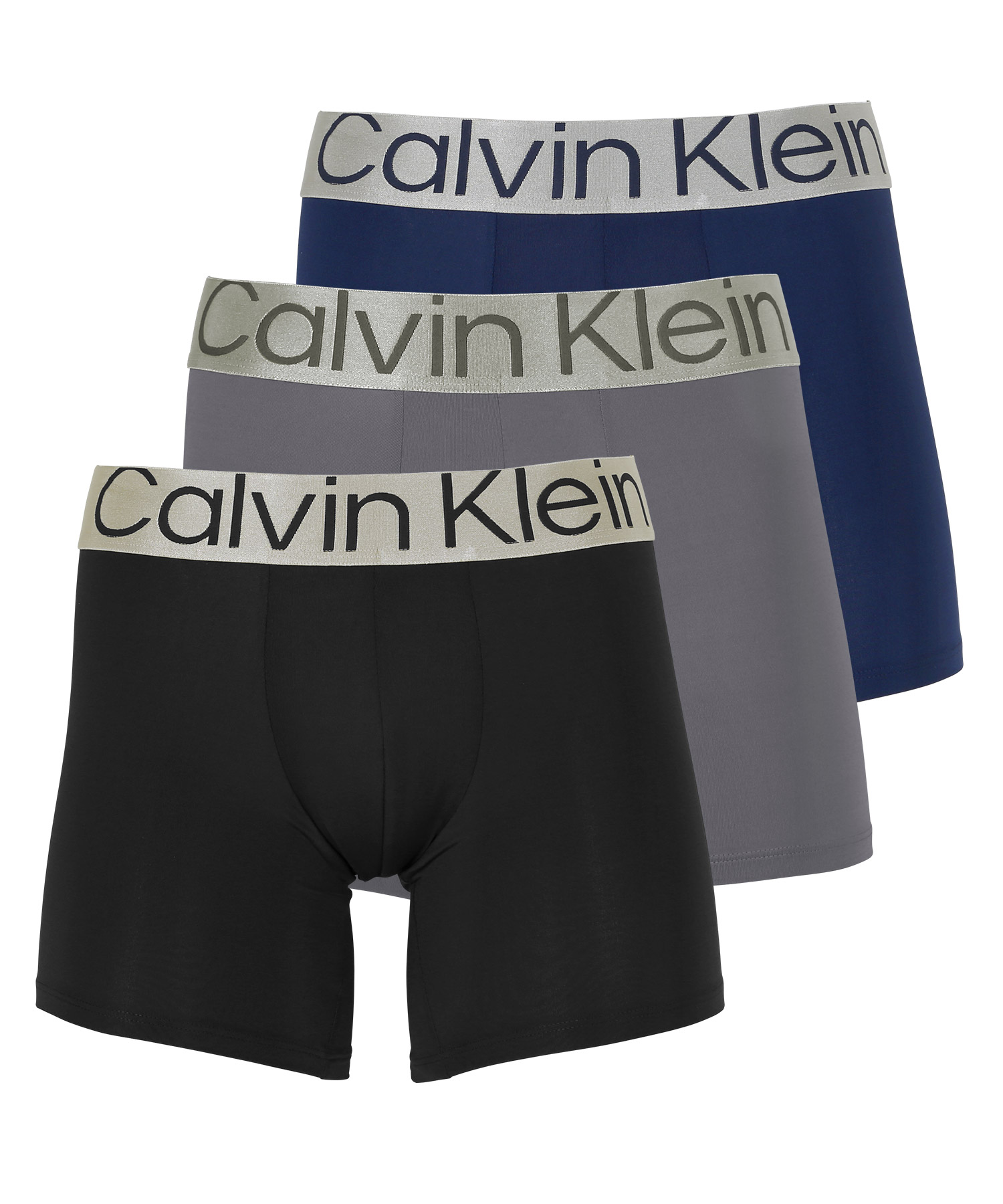カルバンクライン ボクサーパンツ 3枚セット メンズ ロング Calvin Klein アンダーウェア 男性下着 ツルツル 速乾 CK  父の日｜crazyferret｜03