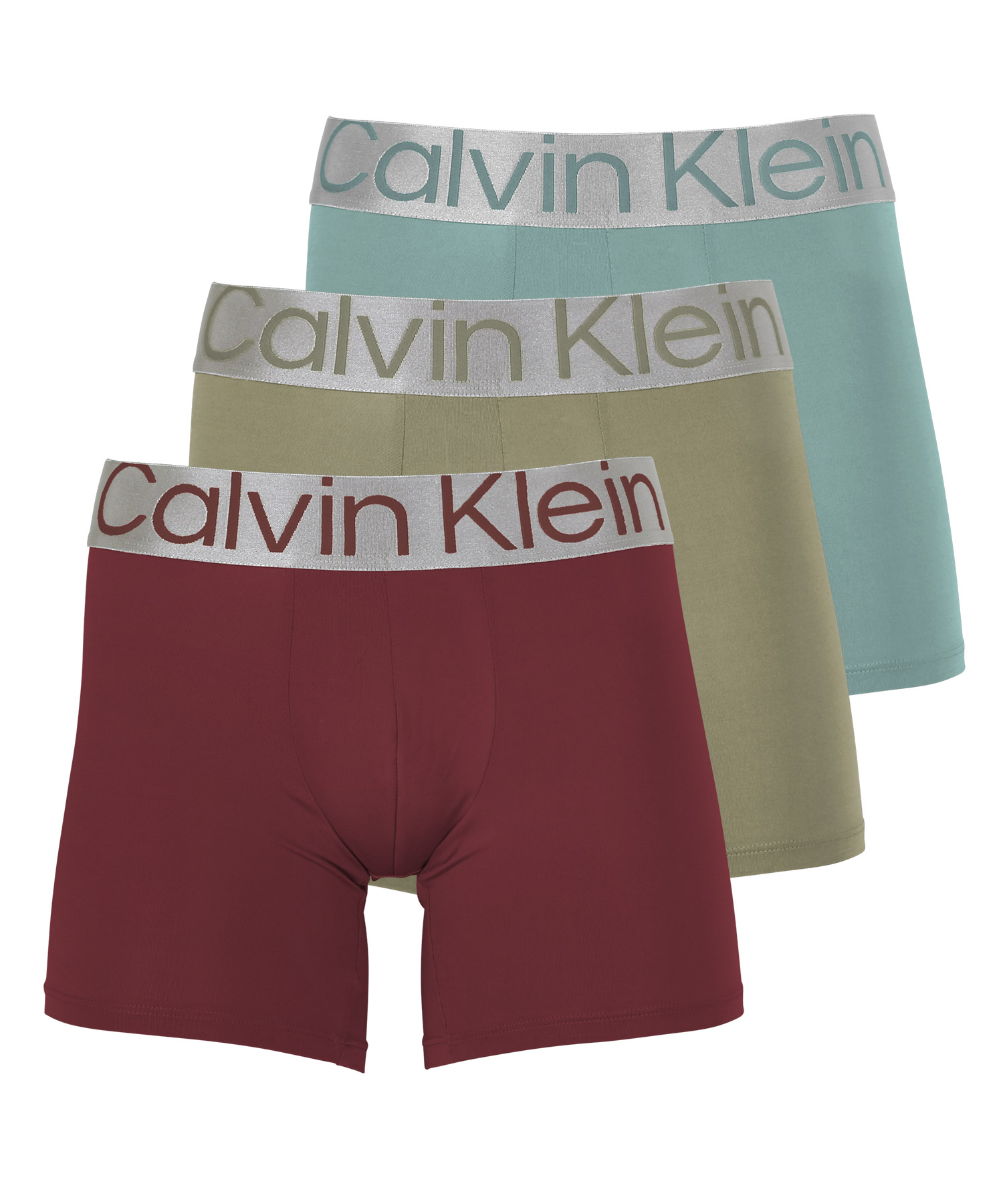 カルバンクライン ボクサーパンツ 3枚セット メンズ ロング Calvin Klein アンダーウェア 男性下着 ツルツル 速乾 CK 父の日