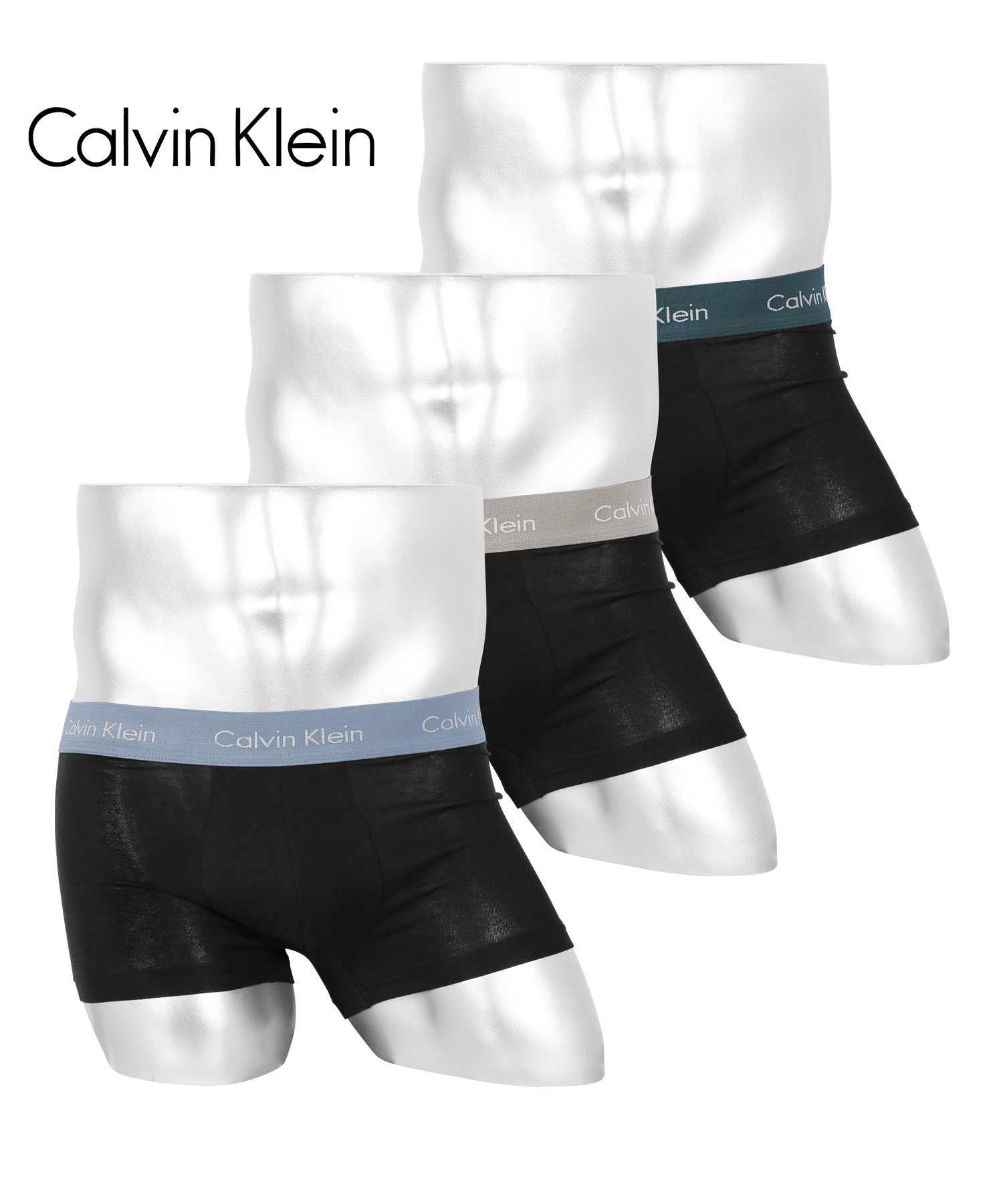 ボクサーパンツ メンズ カルバンクライン Calvin Klein 3枚セット ローライズ CK 下着 紳士 かっこいい 綿 吸湿 速乾 高級  ブランド クリスマス プレゼント 人気 : nu2664 : ブランド下着ならCrazy Ferret - 通販 - Yahoo!ショッピング