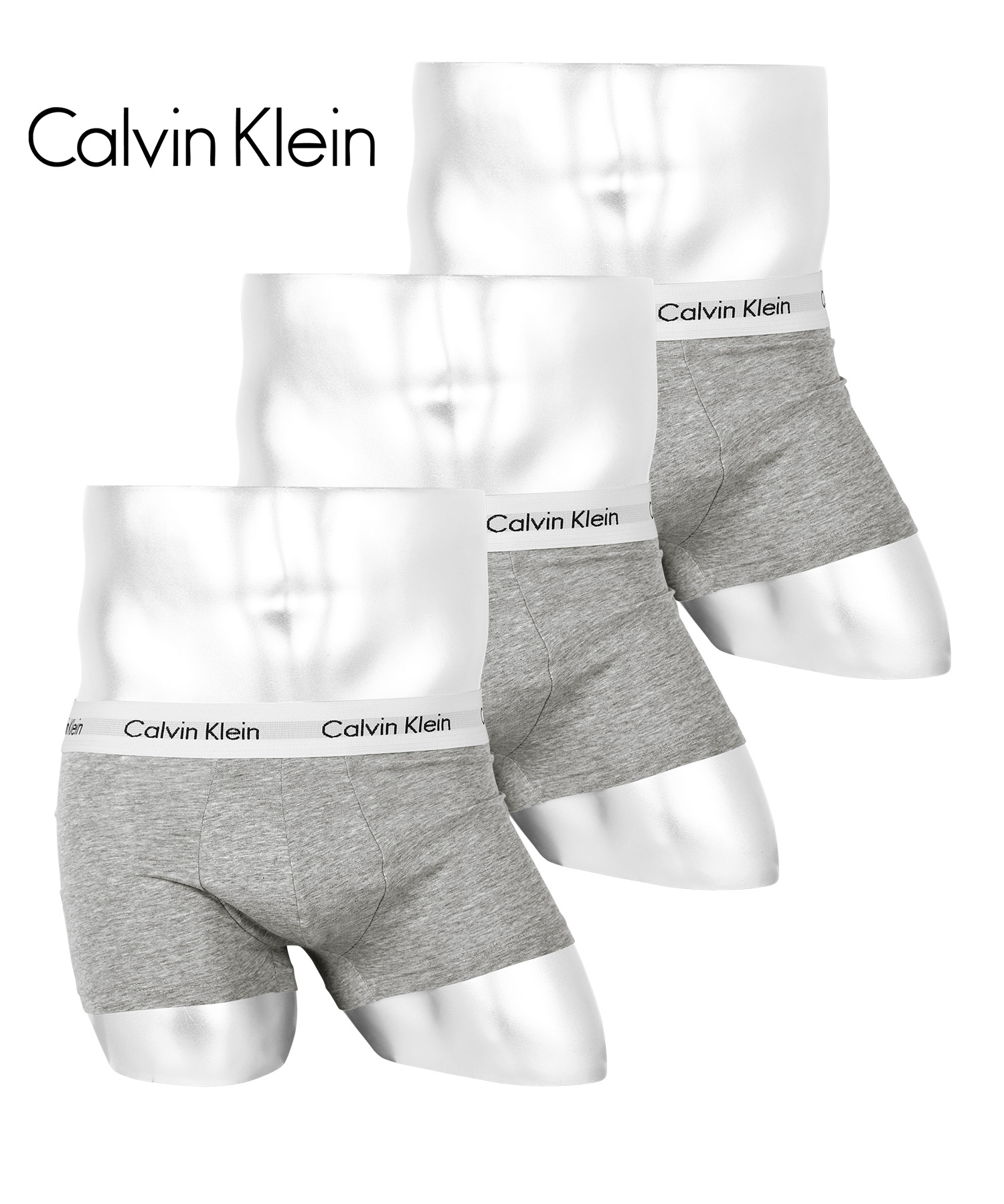 カルバンクライン ボクサーパンツ 3枚セット Calvin Klein ローライズ メンズ 下着 アンダーウェア 紳士 ツルツル 無地 ロゴ ブランド 高級 ハイブランド｜crazyferret｜10