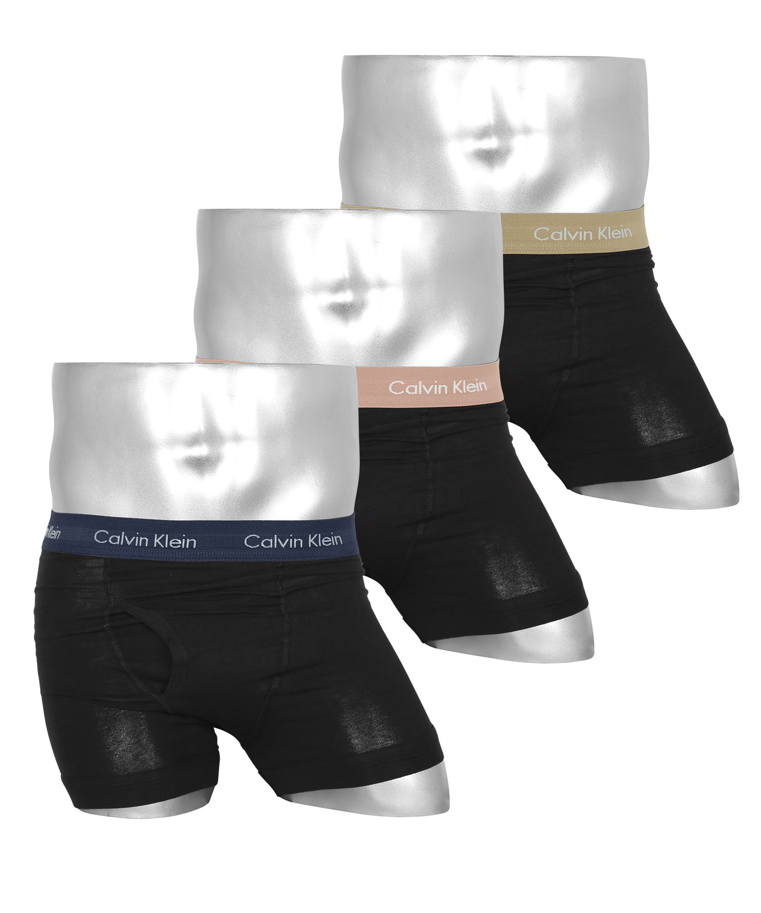 カルバンクライン ボクサーパンツ 3枚セット メンズ Calvin Klein アンダーウェア 男性下着 コットン 前開き CK 父の日