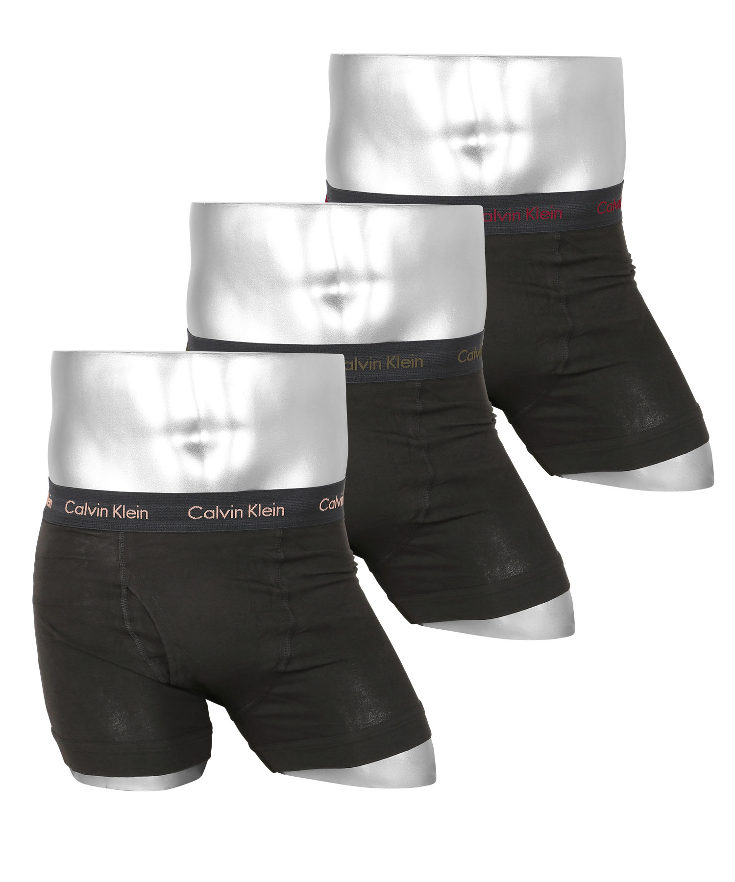 カルバンクライン ボクサーパンツ 3枚セット メンズ Calvin Klein アンダーウェア 男性下着 コットン 前開き CK  父の日｜crazyferret｜02