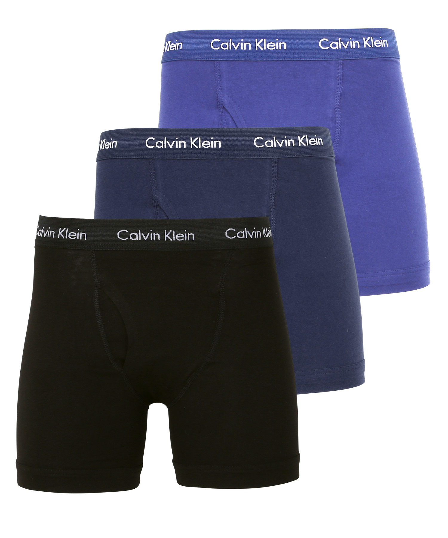 ワケあり カルバンクライン Calvin Klein ロングボクサーパンツ 3枚セット メンズ アンダーウェア コットン 綿 アウトレット 前開き  CK 高級 ブランド メール便