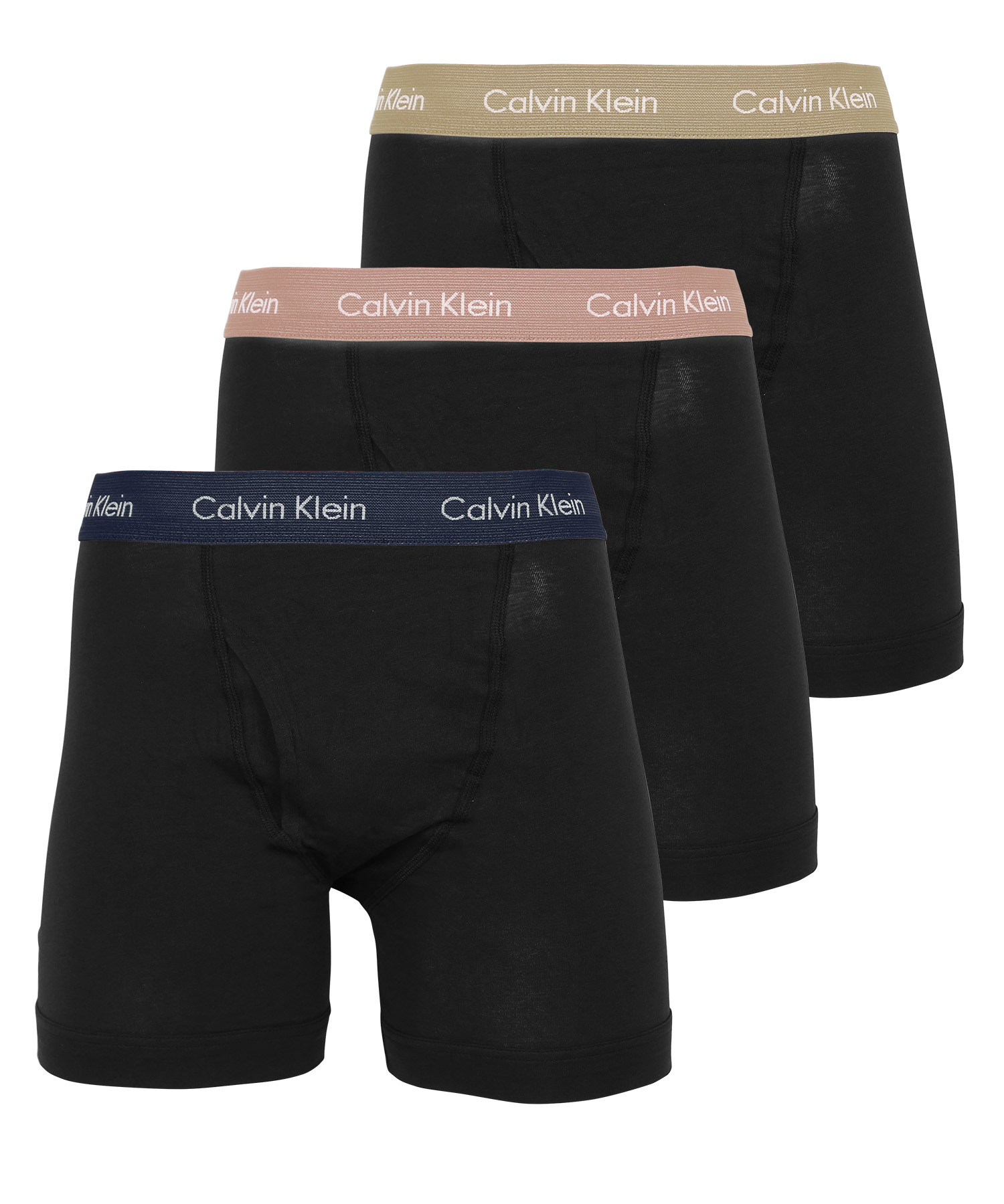 ワケあり カルバンクライン Calvin Klein ロングボクサーパンツ 3枚セット メンズ アンダーウェア コットン 綿 アウトレット 前開き  CK 高級 ブランド メール便