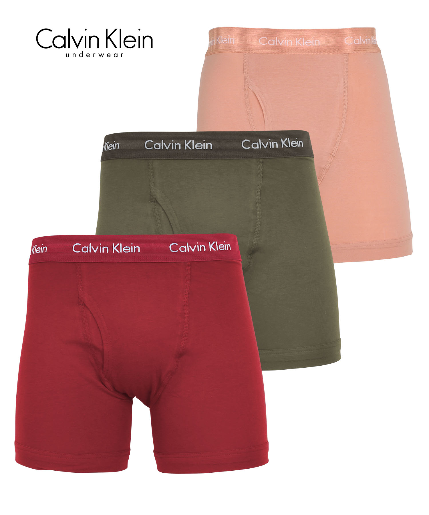 ボクサーパンツ メンズ カルバンクライン Calvin Klein ロング 3枚 