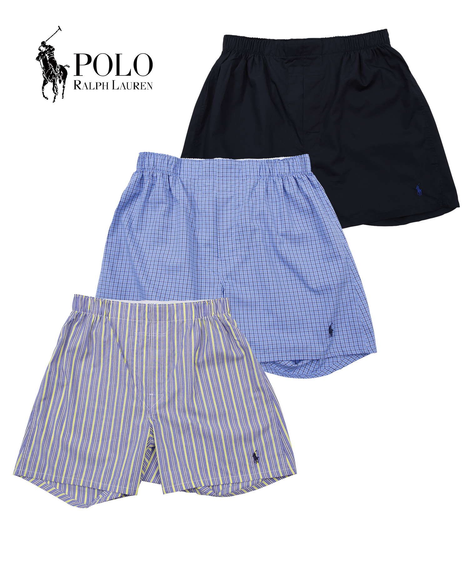 ポロ ラルフローレン POLO RALPH LAUREN 3枚セット トランクス メンズ