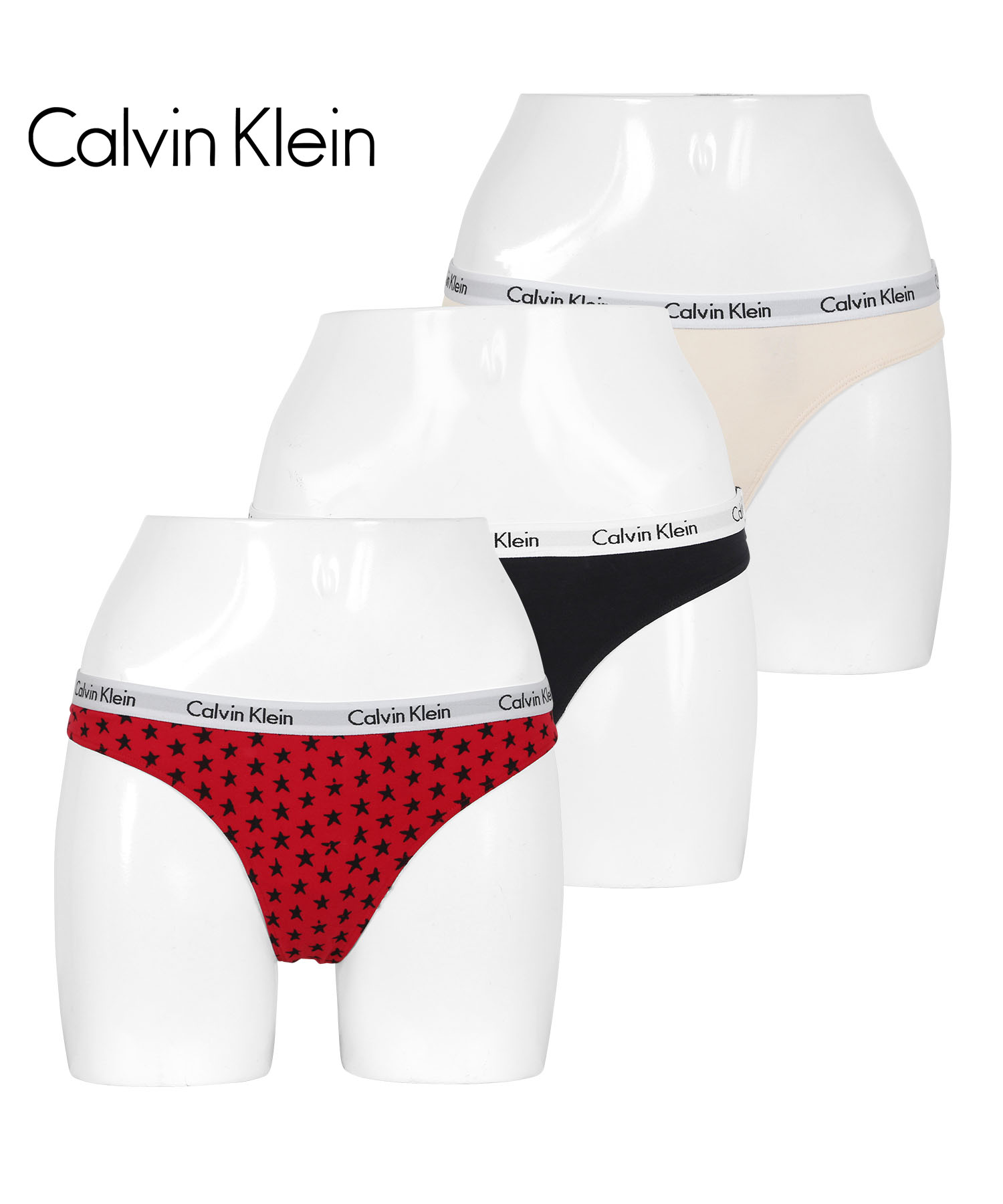 カルバンクライン Tバック 3枚セット レディース Calvin Klein アンダーウェア 女性 ...
