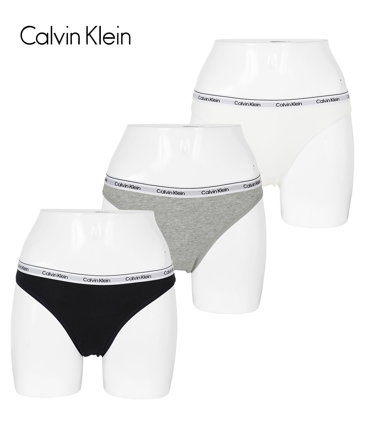 トミー　カルバンクラインショーツ６枚　ゴールド３枚、エンボスゴム３枚 Calvin Klein（カルバン・クライン） 下着 レディース ショーツ 3枚