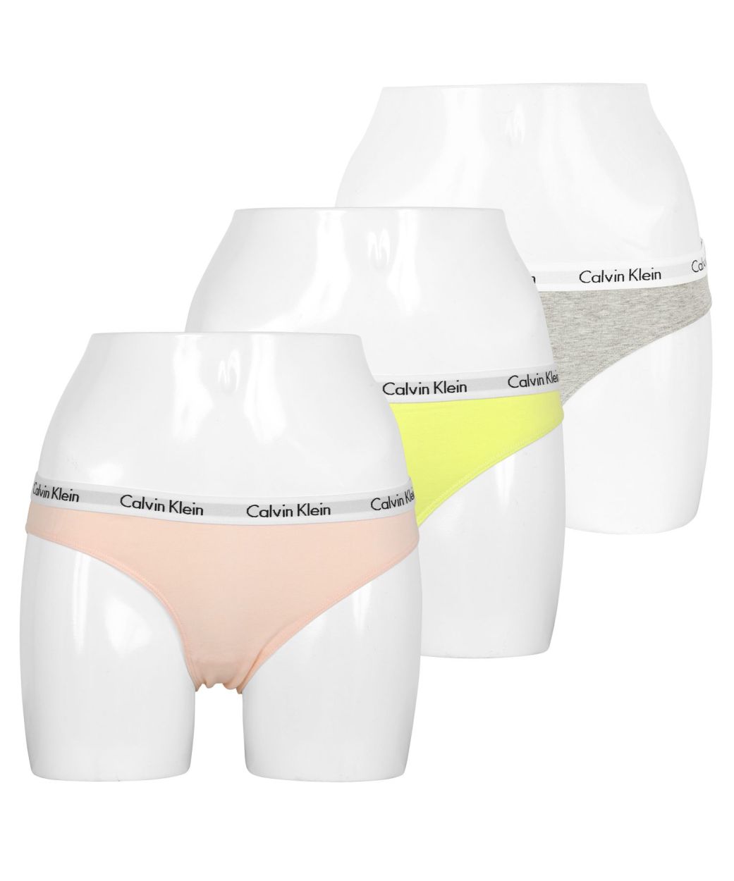 カルバンクライン Calvin Klein 3枚セット ショーツ レディース 婦人 女性 下着 パンツ 綿 かわいい おしゃれ 無地 ロゴ ブランド