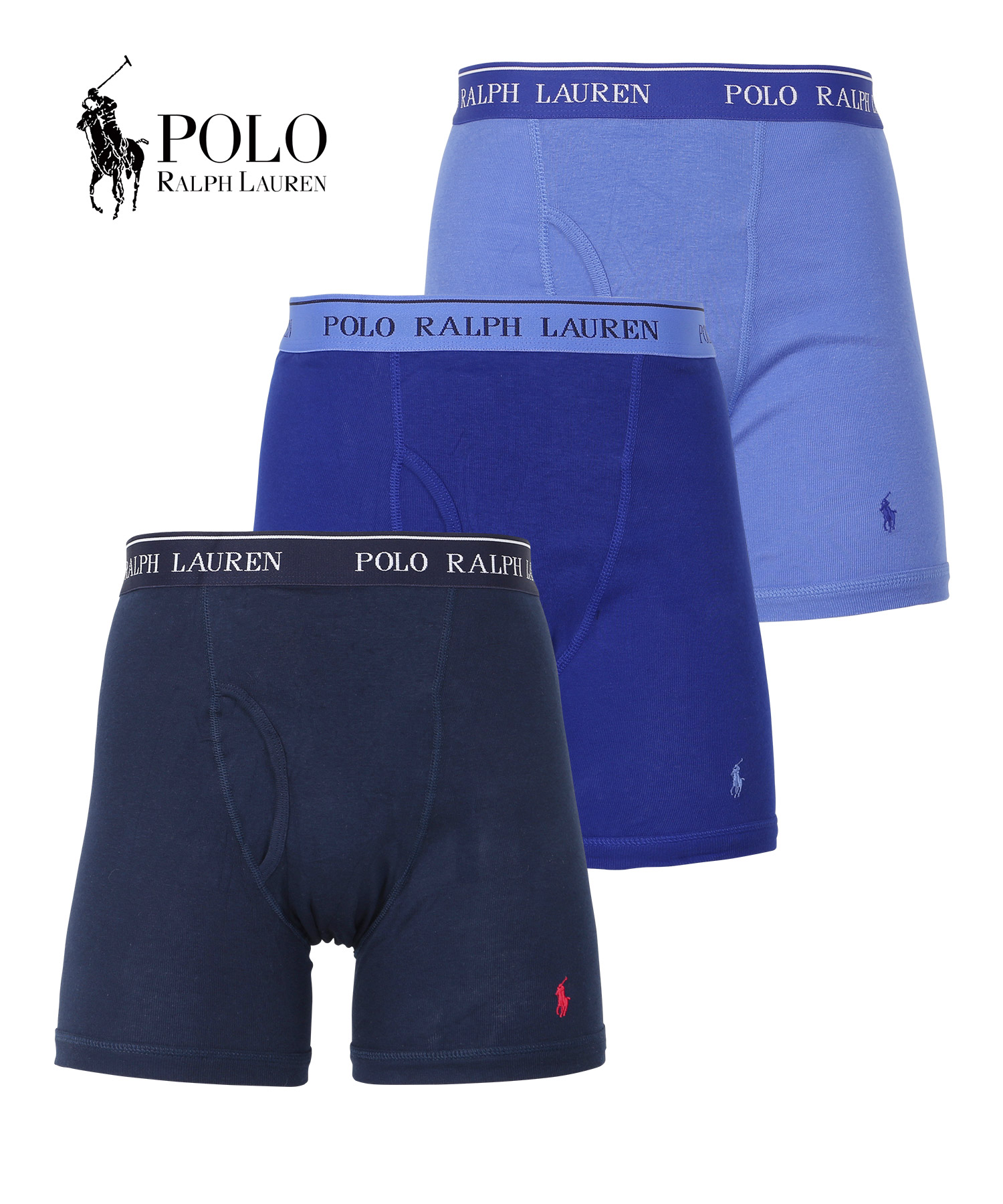 ポロ ラルフローレン ボクサーパンツ 3枚セット POLO RALPH LAUREN ロング メンズ アンダーウェア 綿100%  前開き ブランド  父の日｜crazyferret｜07