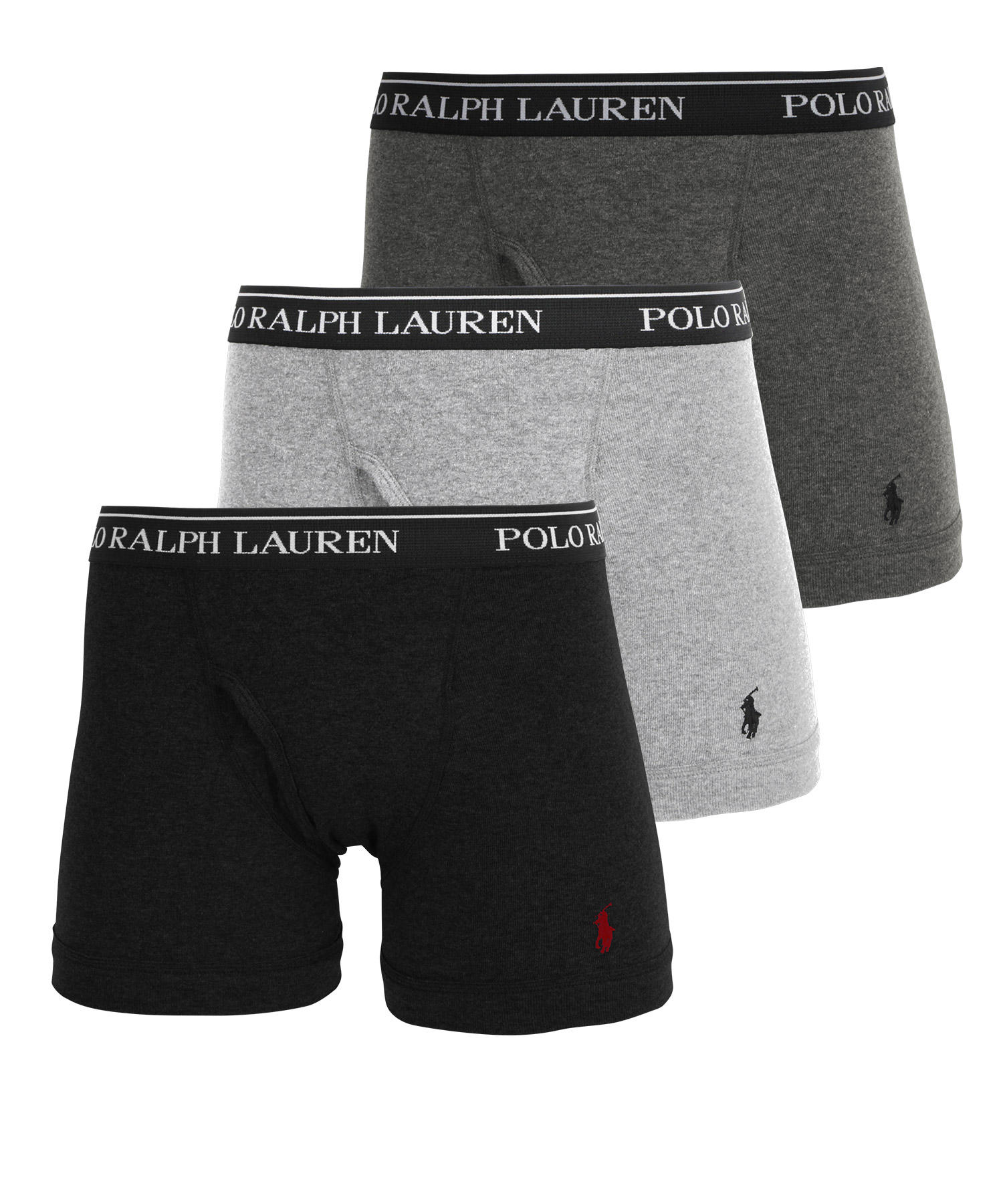 ボクサーパンツ メンズ ラルフ ポロ ラルフローレン 3枚 セット 男性 下着 紳士 ギフト プレゼント POLO RALPH LAUREN ロング 綿 長め 前開き｜crazyferret｜02