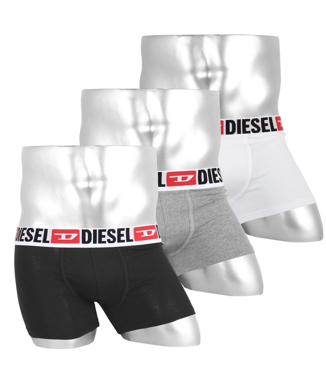 ディーゼル DIESEL ボクサーパンツ 3枚セット メンズ アンダーウェア 男性 下着 綿混 コットン ブランド ロゴ プレゼント ギフト