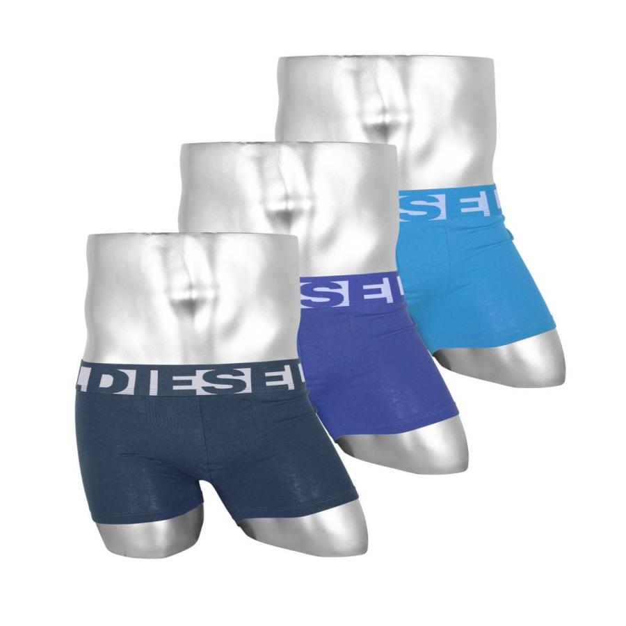 ディーゼル DIESEL ボクサーパンツ メンズ 男性 下着 パンツ 3枚セット セット かっこいい 綿 ロゴ 無地 ドット アニマル